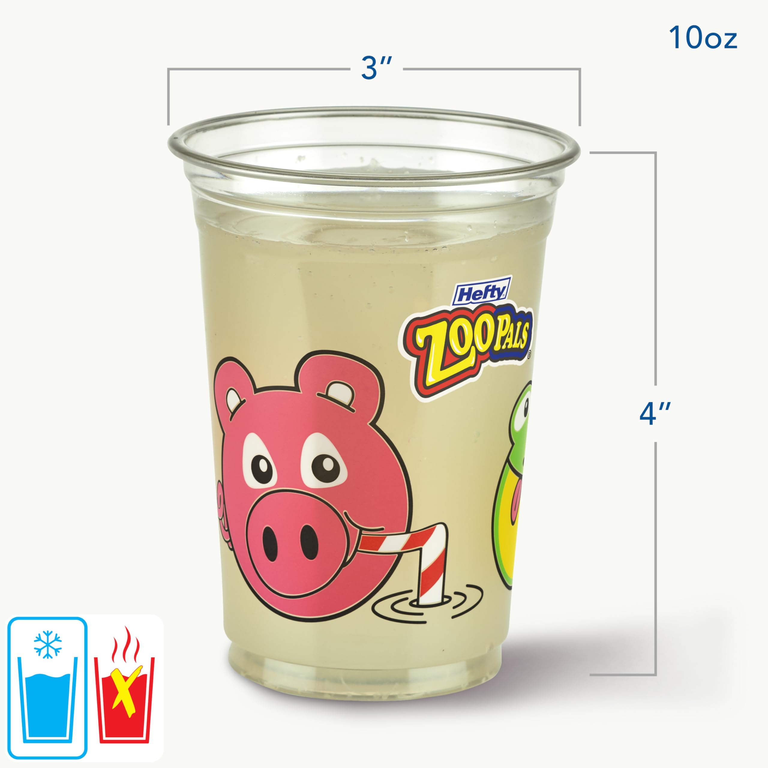 hefty-zoo-pals-kids-cups-10-fl-oz-25-count-animal-printed-plastic-cups image 2