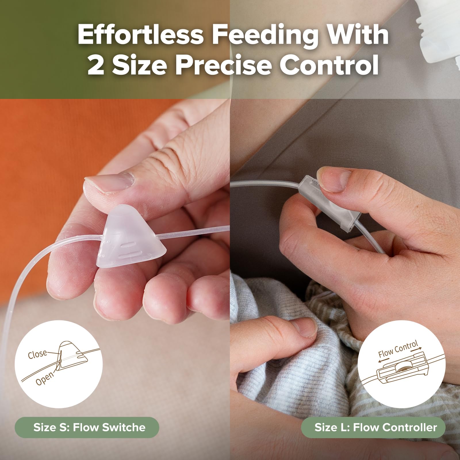 haakaa-supplemental-feeding-tube-pouch-set-sns-breastfeeding-system-with-dual-tu image 6