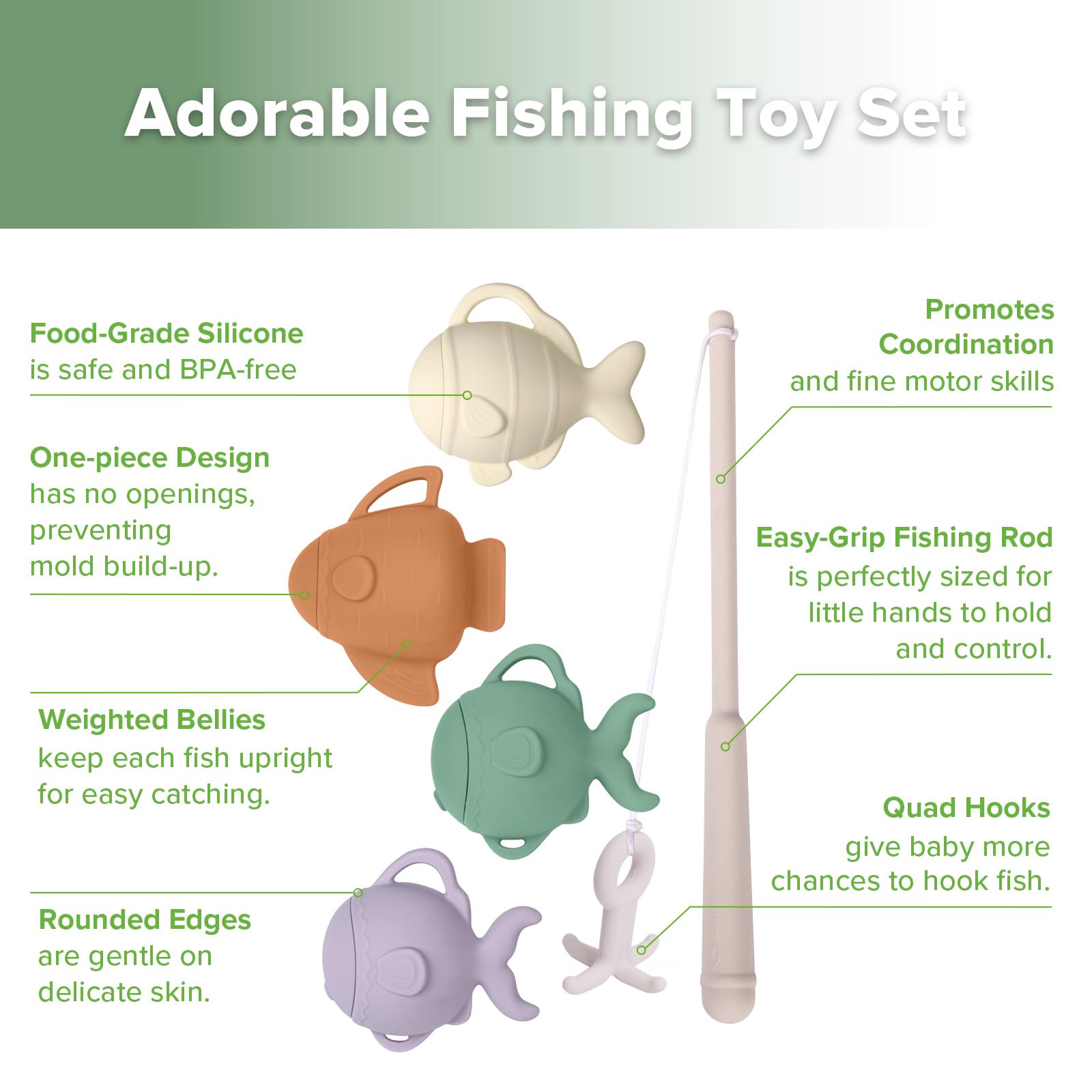 haakaa-baby-bath-fishing-toy-set-mold-free-food-grade-silicone-bathtub-toy-for-t image 4