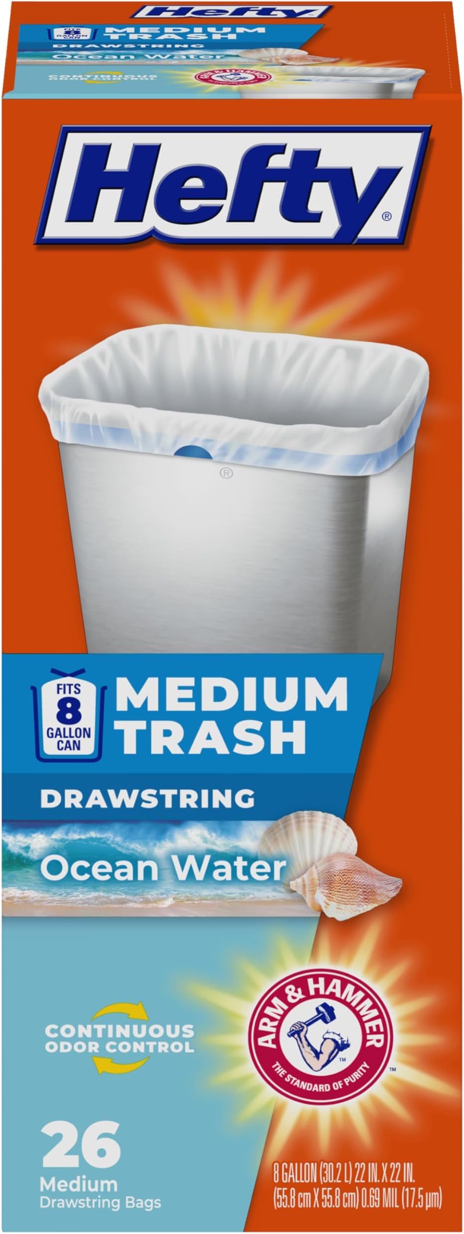 hefty-medium-trash-bags-8-gallon-26-count-fabuloso-watermelon-scented-with-draws image 8