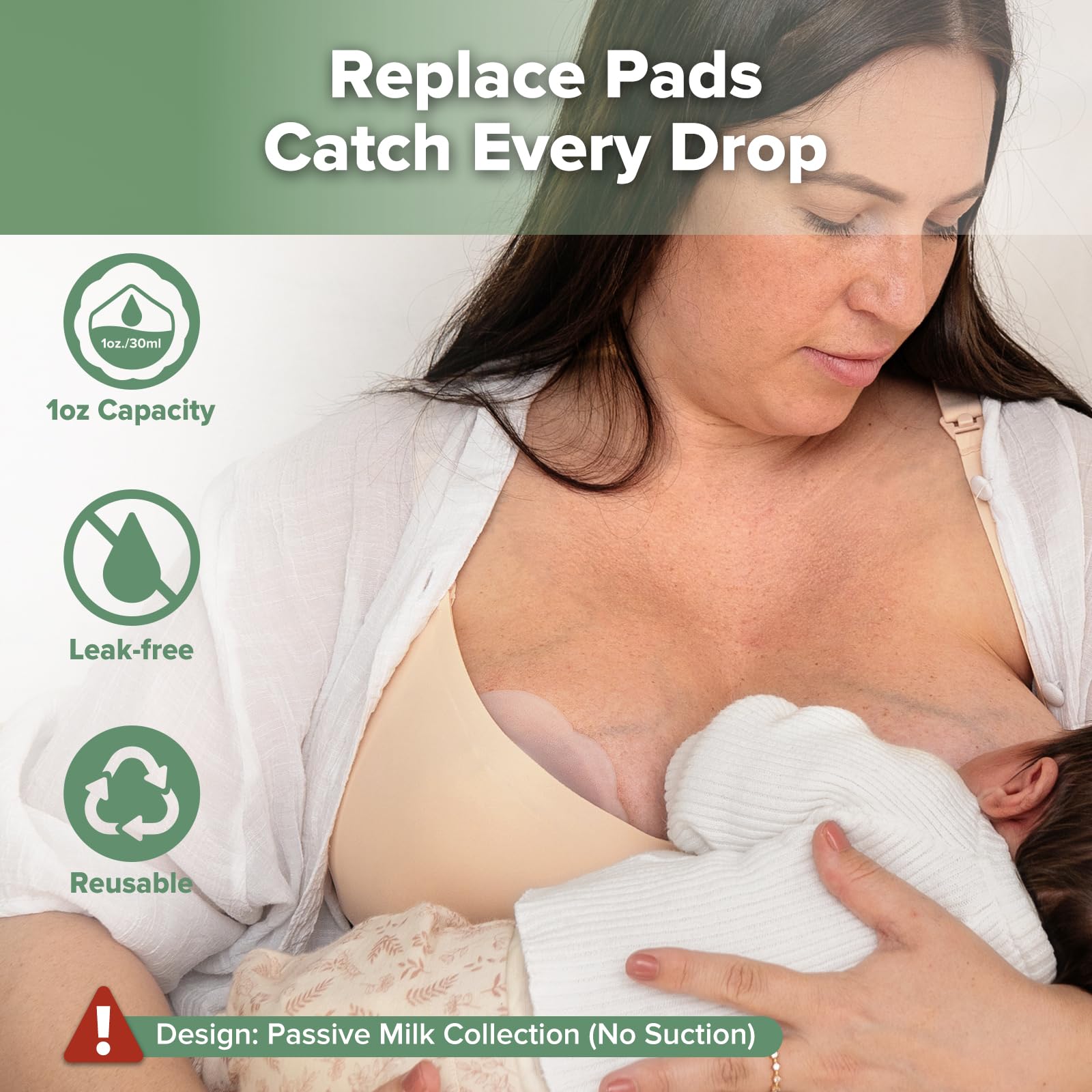 haakaa-petal-soft-silicone-milk-collector-discreet-leak-protection-breast-milk-s image 2