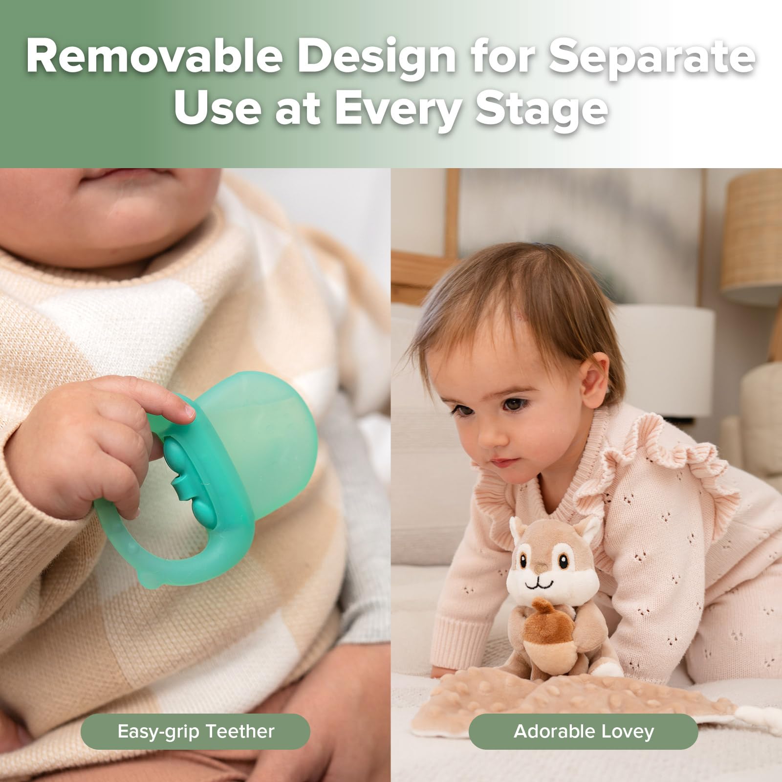 haakaa-baby-lovey-with-freezer-teether-security-blanket-and-water-fillable-teeth image 3