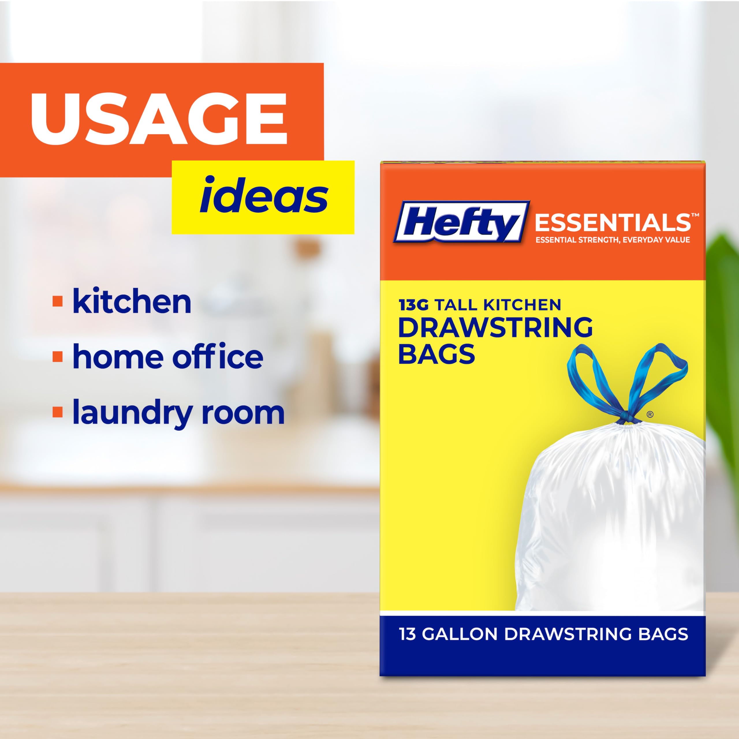 hefty-essentials-drawstring-13-gallon-kitchen-trash-bags-45-count-scent-free-whi image 4