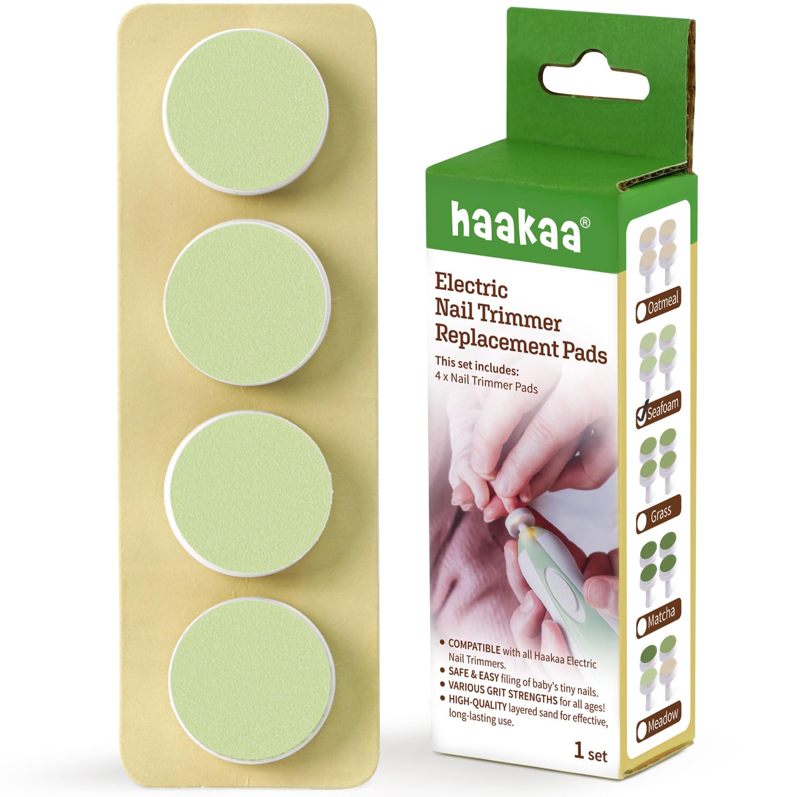 haakaa-replacement-pads-for-electric-nail-trimmer-4-pack-compatible-with-standar image 8