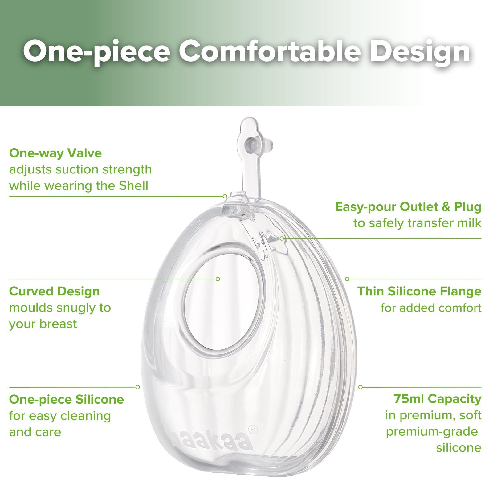 haakaa-wearable-silicone-breast-pump-with-steriliser-bag-2-in-1-hands-free-shell image 5