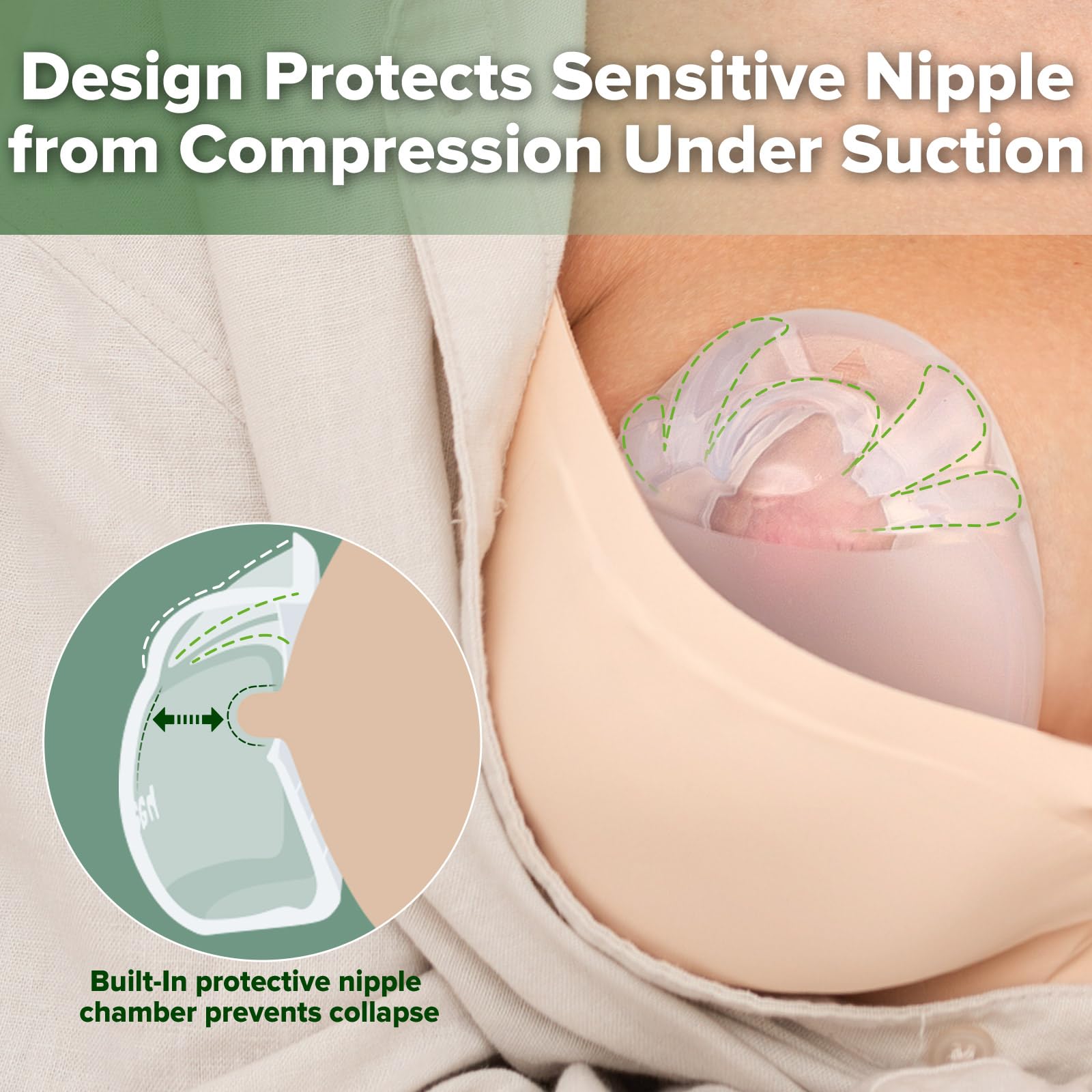 haakaa-halo-silicone-breast-milk-collector-2-in-1-wearable-manual-breast-pump-ha image 2