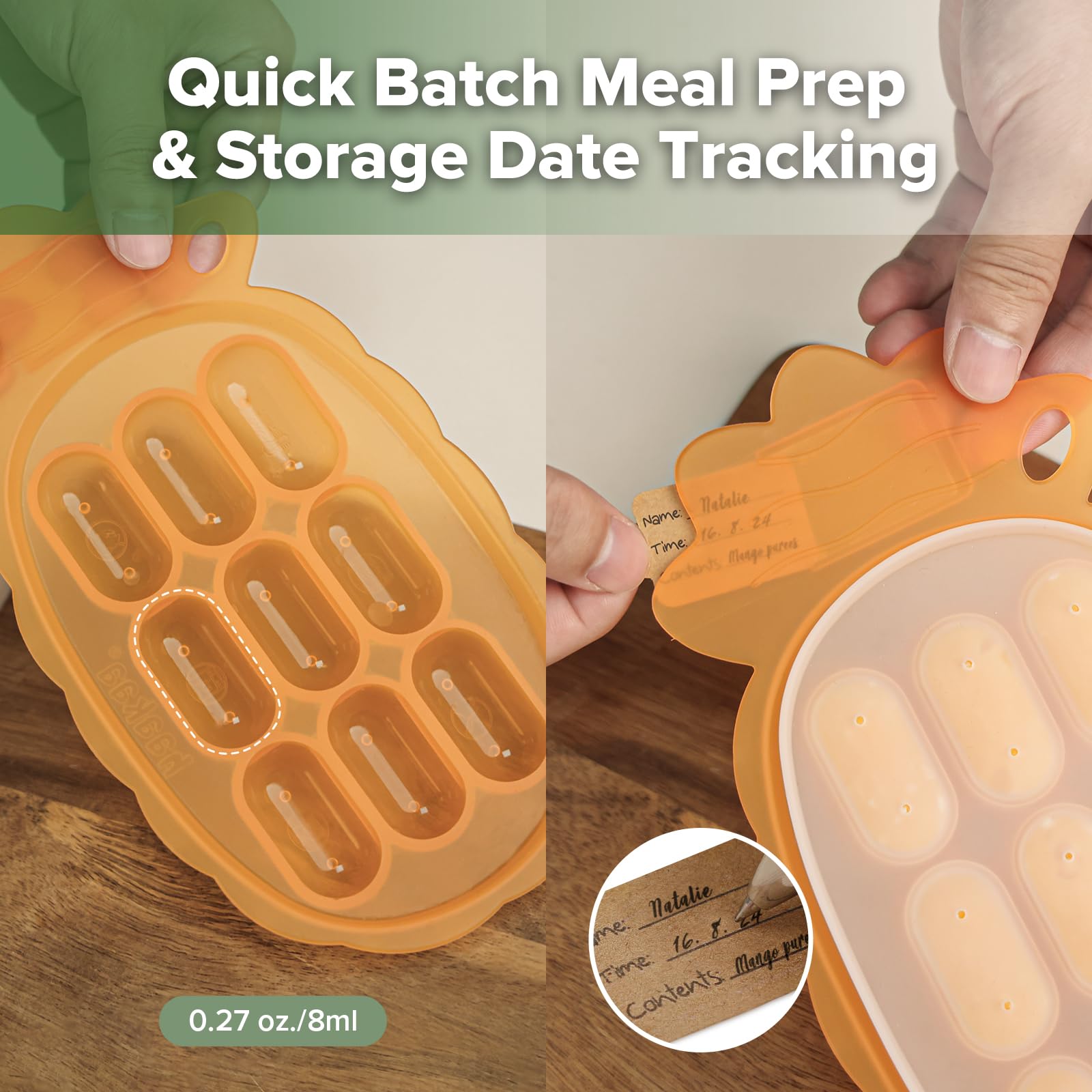 haakaa-silicone-nibble-freezer-tray-breastmilk-popsicle-mold-baby-food-freezer-t image 6