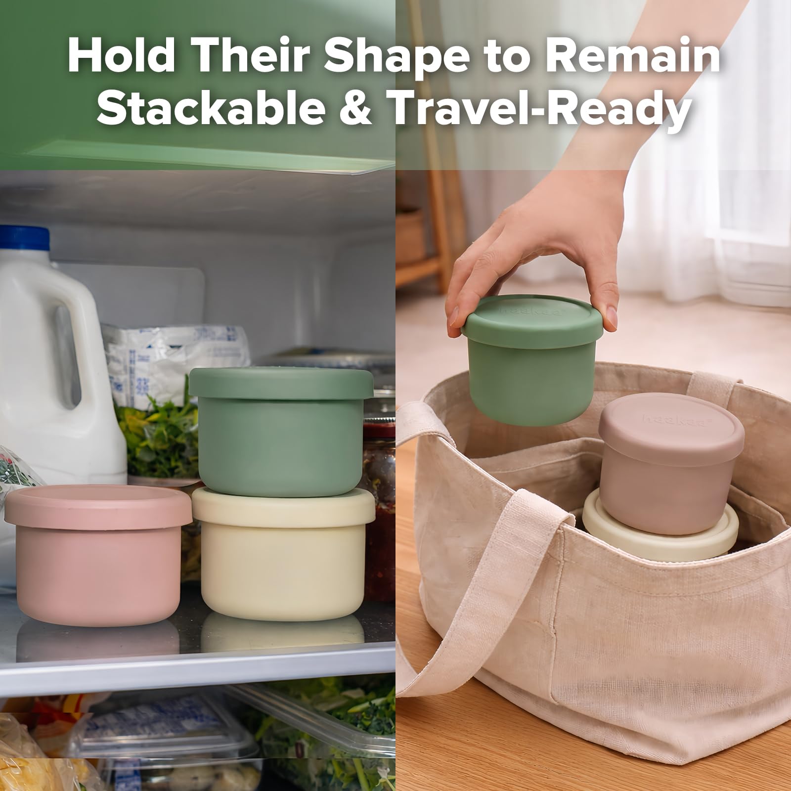 haakaa-mini-round-silicone-baby-food-containers-with-lids-bpa-free-leakproof-sta image 8