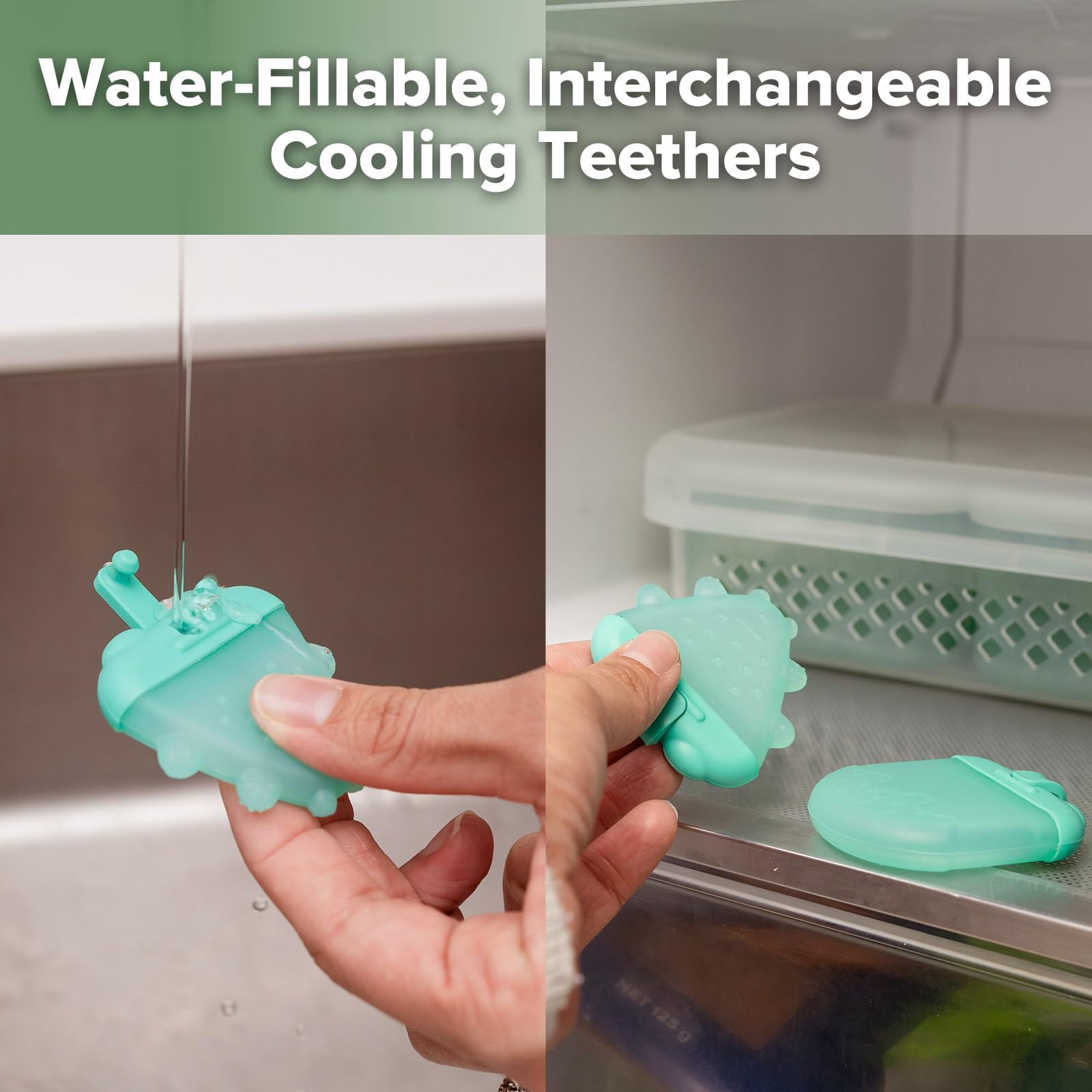 haakaa-baby-lovey-with-freezer-teether-security-blanket-and-water-fillable-teeth image 5