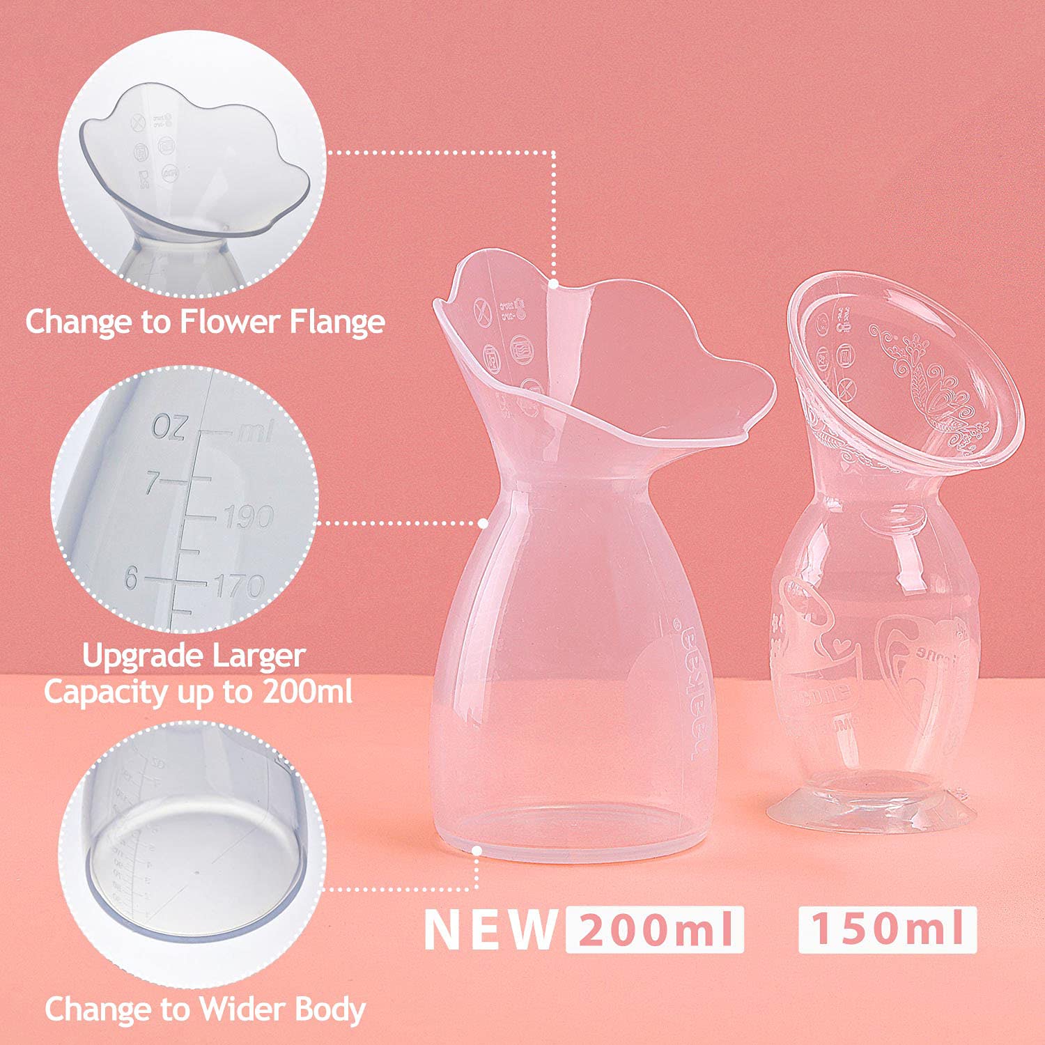 haakaa-silicone-breast-pump-with-breast-shells-strap-flower-stopper-7oz-200ml-ma image 3