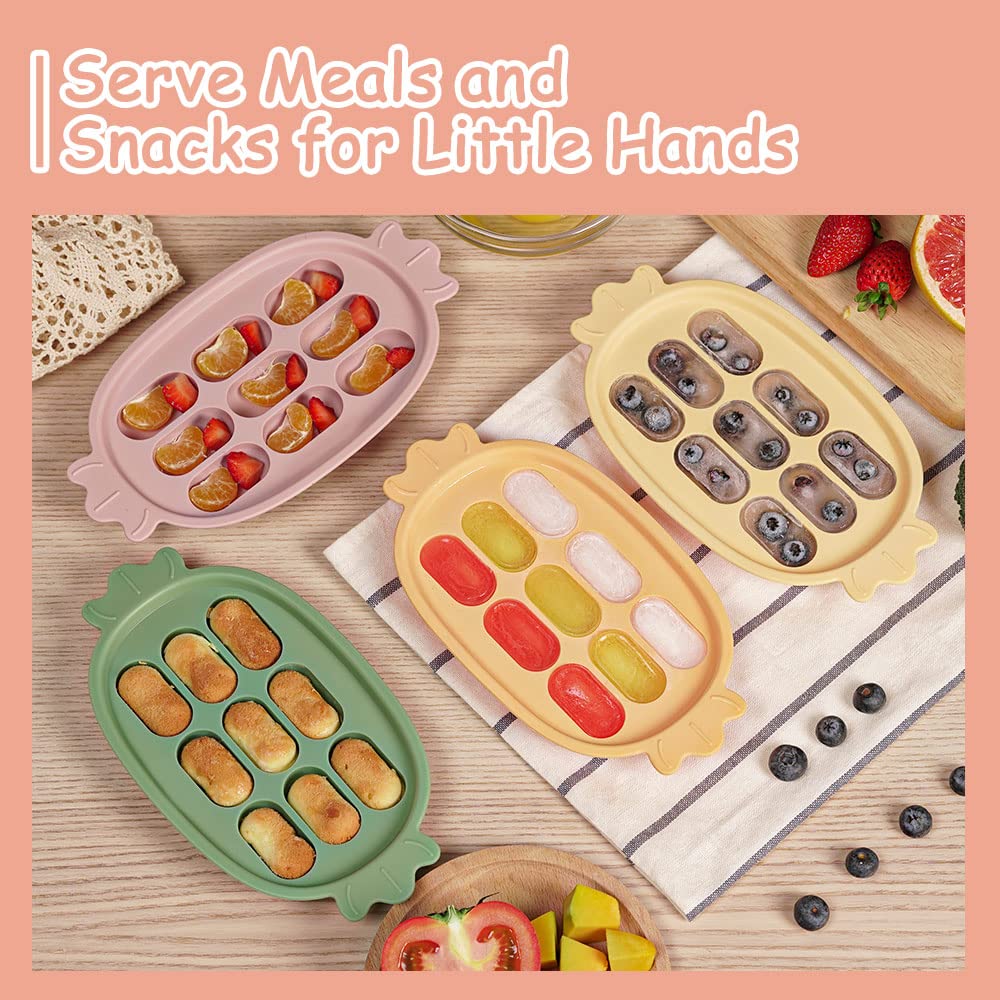 haakaa-baby-food-freezer-tray-with-lid-perfect-sized-silicone-containers-for-hom image 2