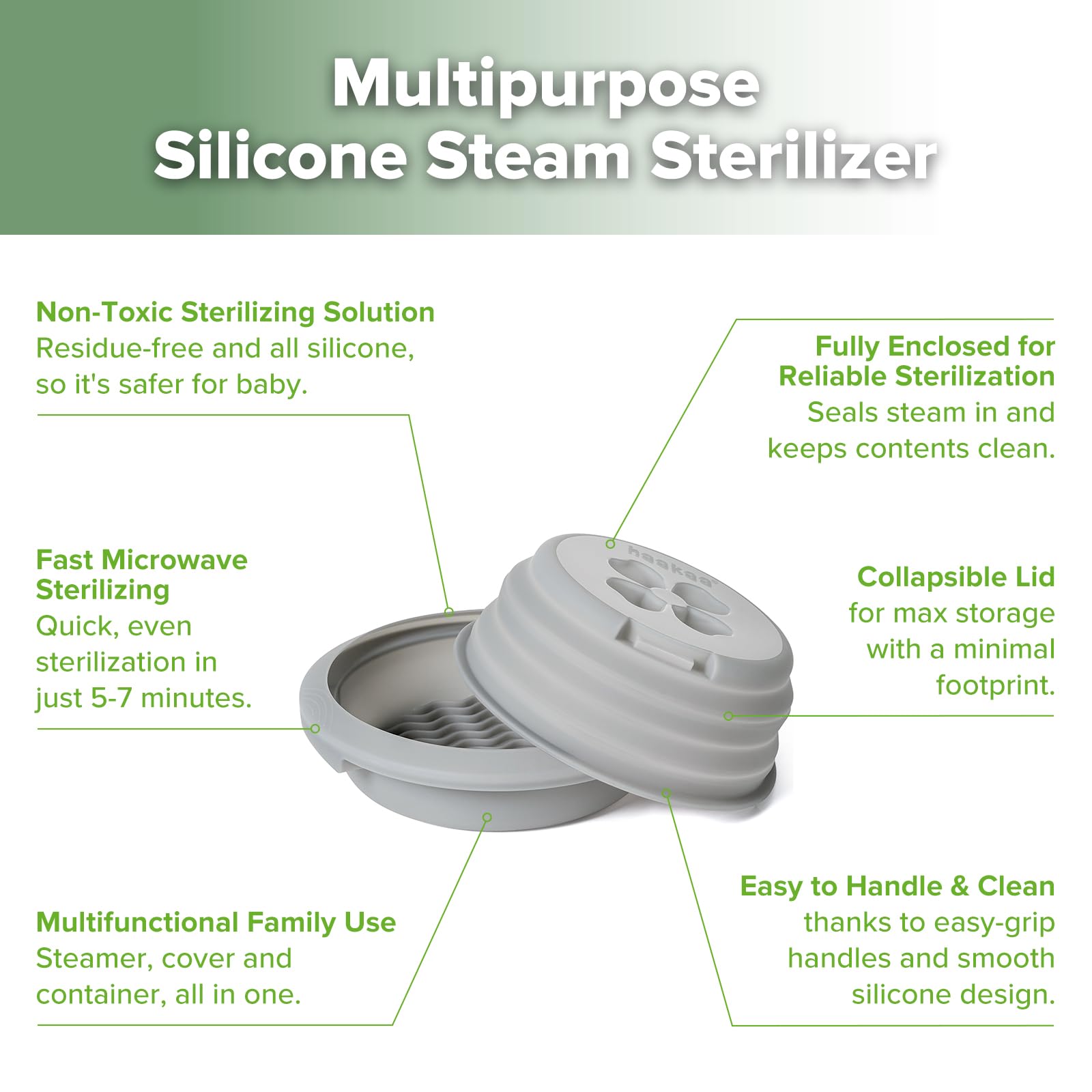 haakaa-multipurpose-silicone-microwave-bottle-sterilizer-steamer-food-grade-sili image 5