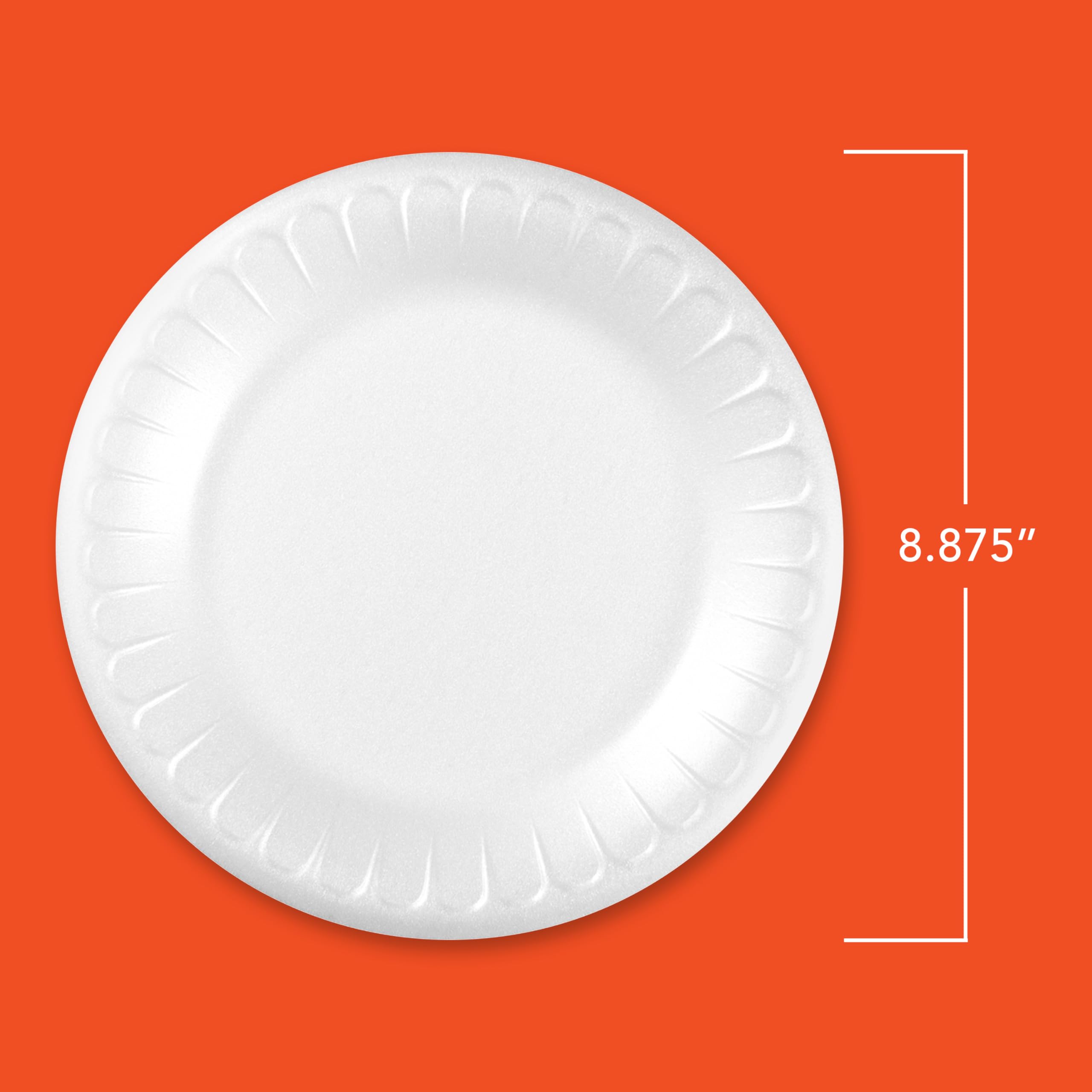 hefty-everyday-soak-proof-round-foam-plates-white-10-25-inches-60-count image 2