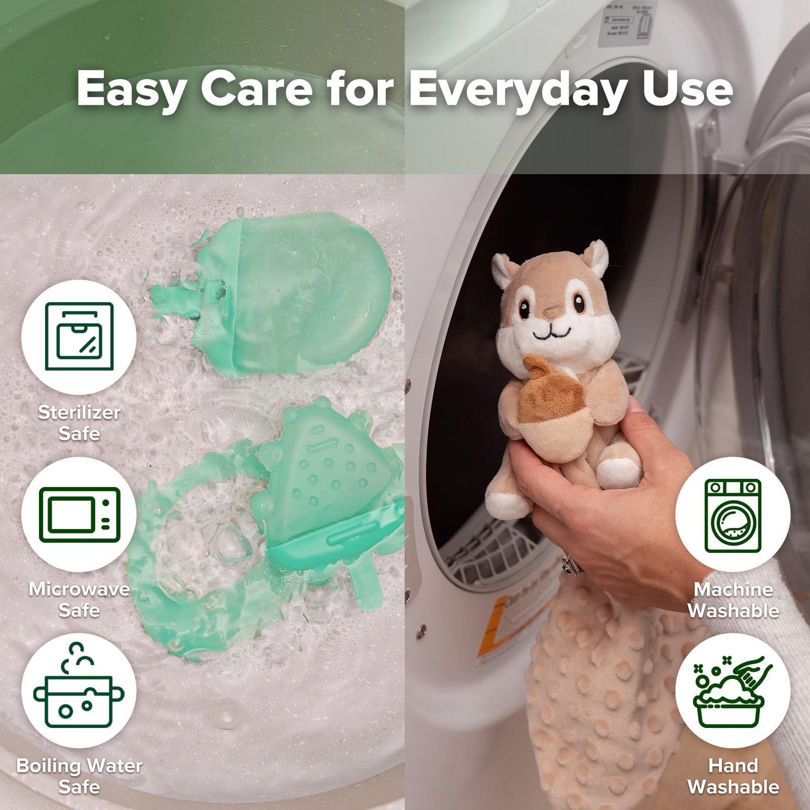 haakaa-baby-lovey-with-freezer-teether-security-blanket-and-water-fillable-teeth image 8