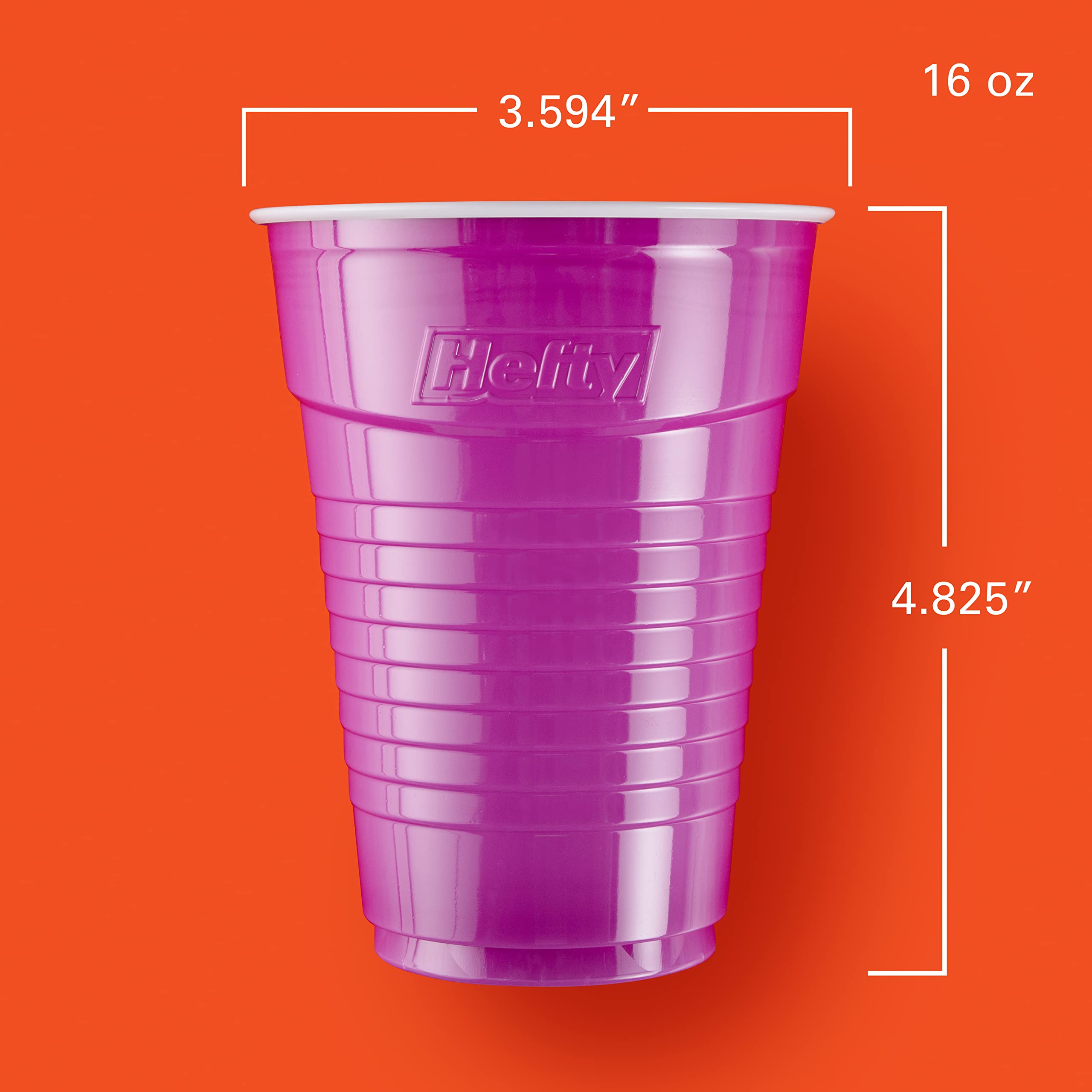 hefty-party-on-disposable-plastic-cups-assorted-colors-16-ounce-100-count image 2