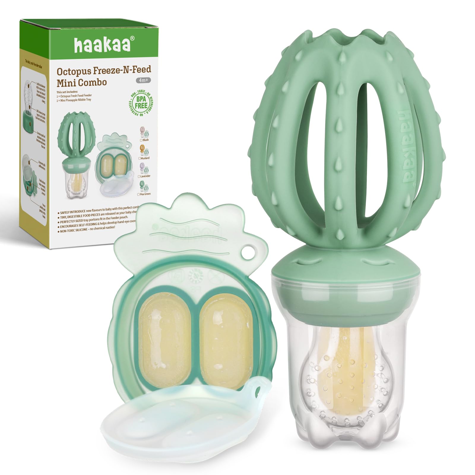 haakaa-octopus-baby-food-feeder-mini-freezer-nibble-tray-combo-breastmilk-popsic image 7