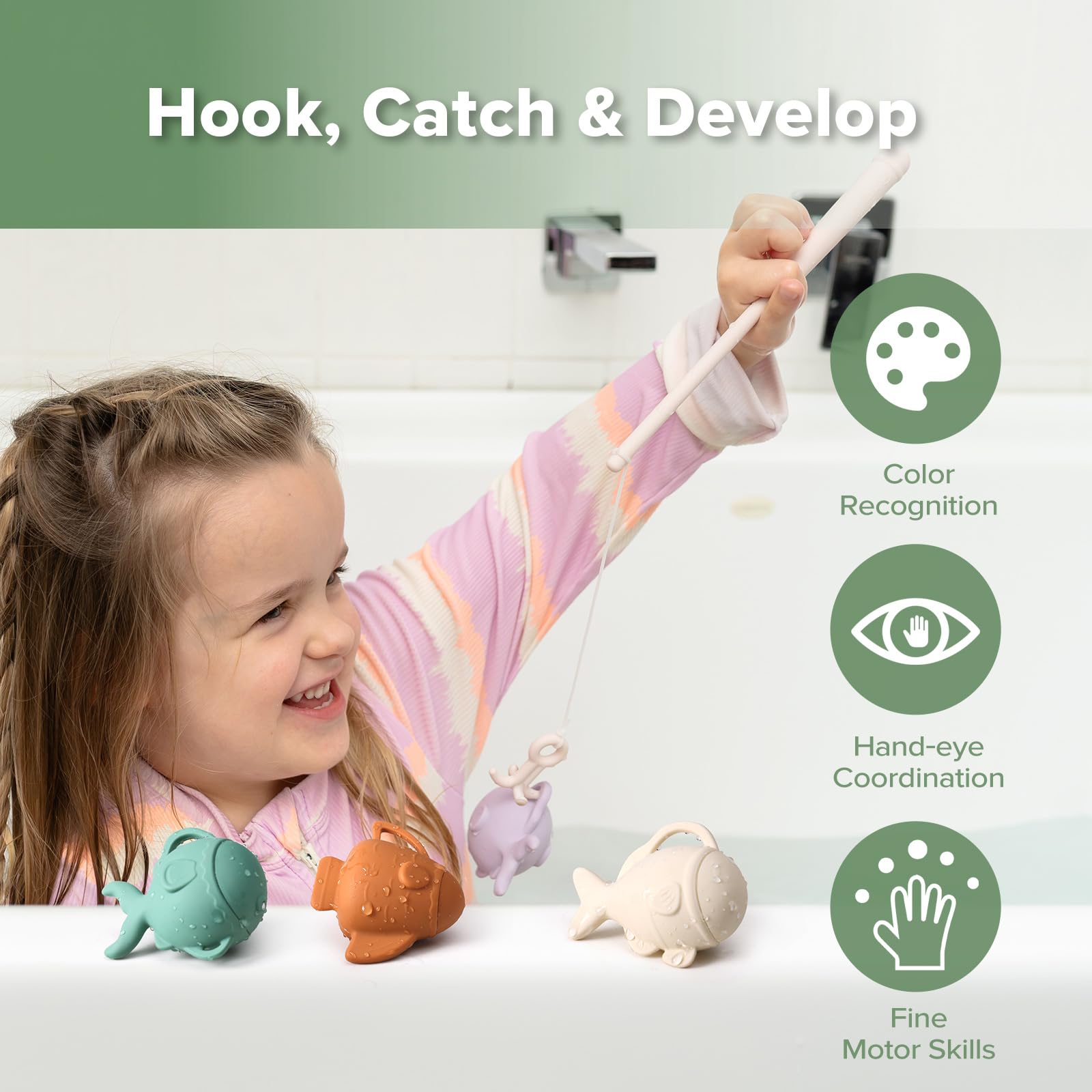 haakaa-baby-bath-fishing-toy-set-mold-free-food-grade-silicone-bathtub-toy-for-t image 3