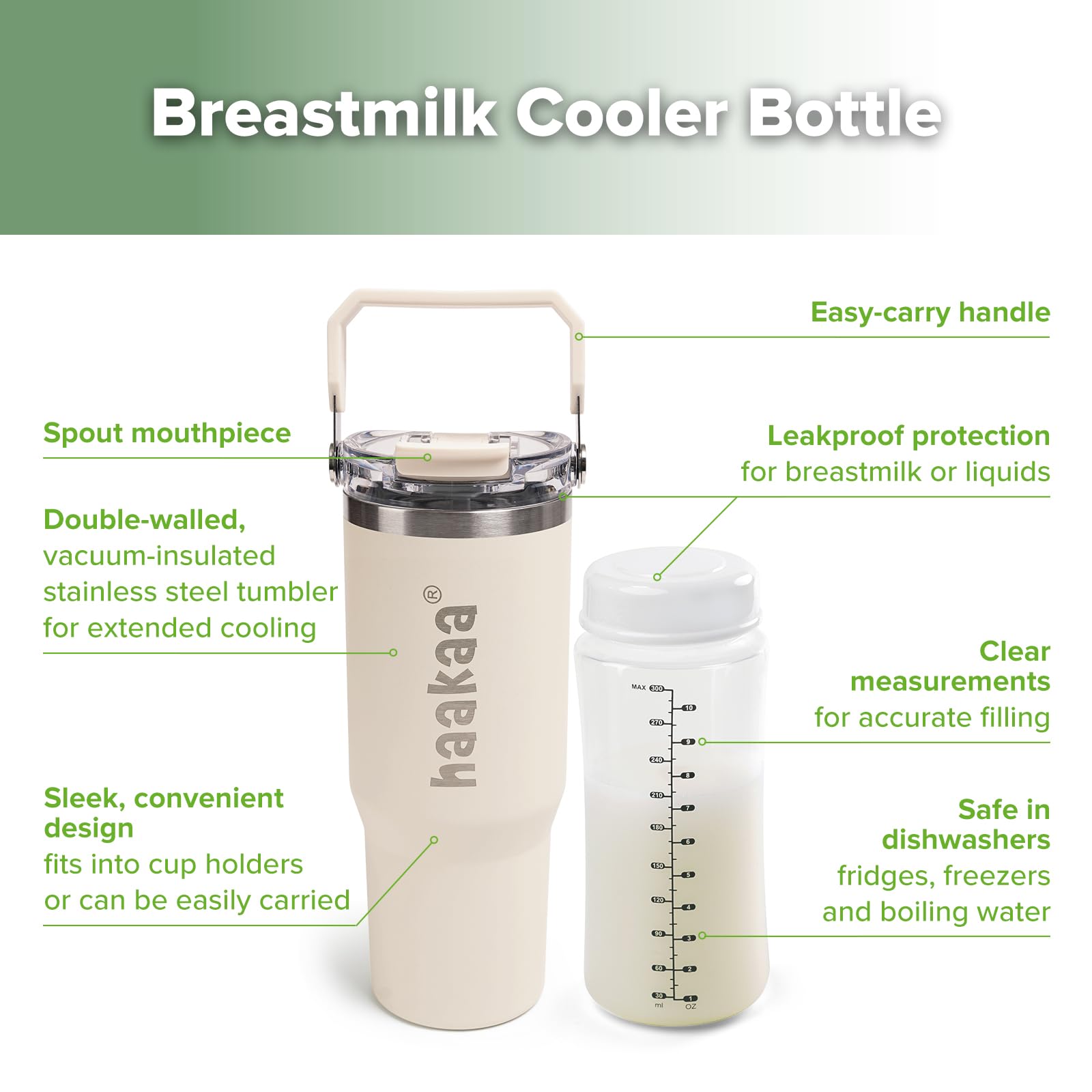haakaa-portable-breastmilk-cooler-30oz-900ml-with-300ml-bottle-and-duo-lid image 6