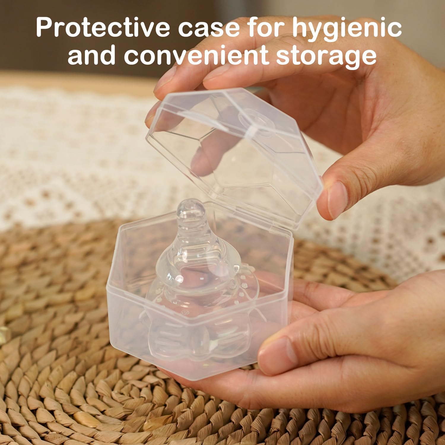 haakaa-butterfly-nipple-shields-for-nursing-with-carry-case image 5