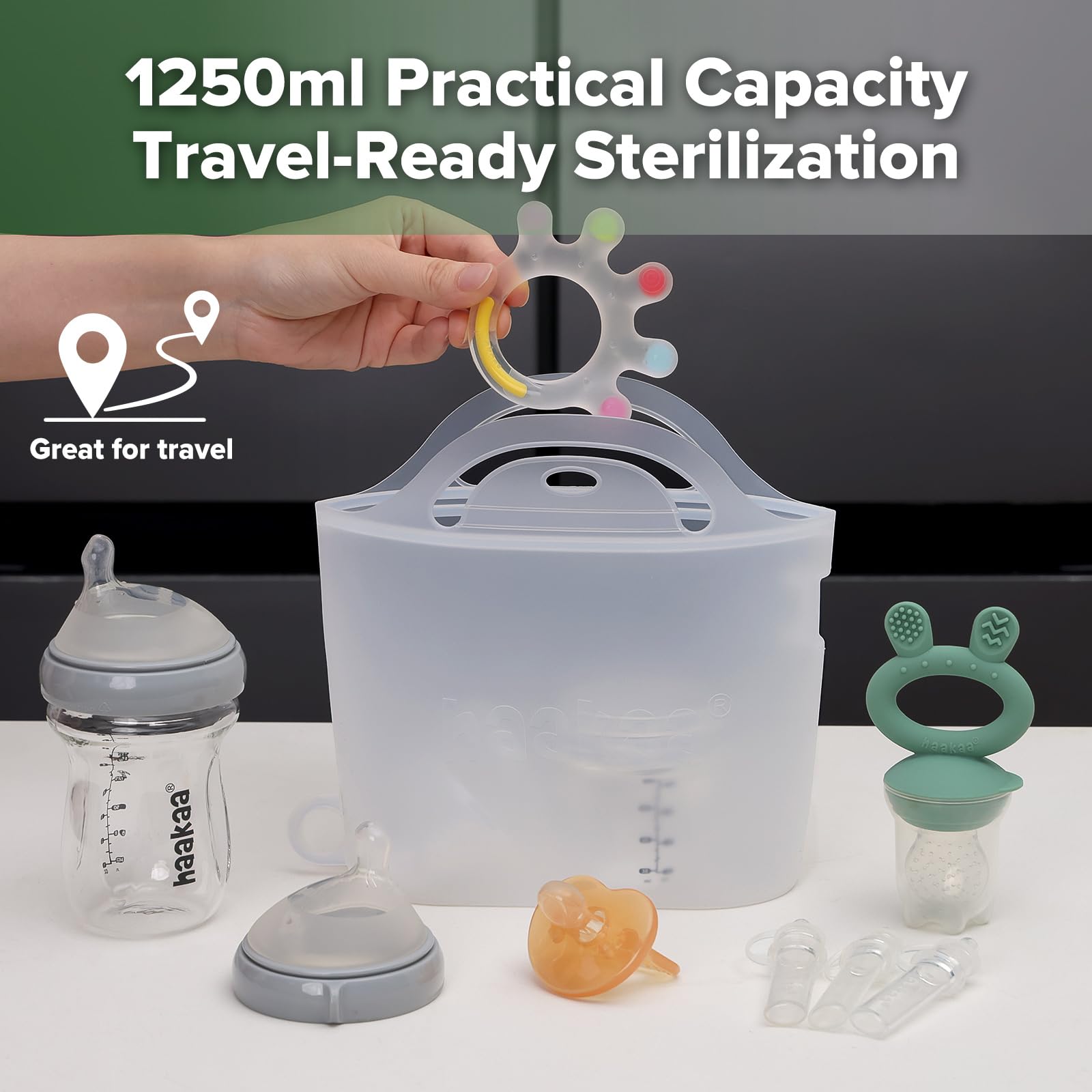 haakaa-silicone-microwave-steamer-steriliser-bag-40oz-1250ml-reusable-bpa-free-f image 3