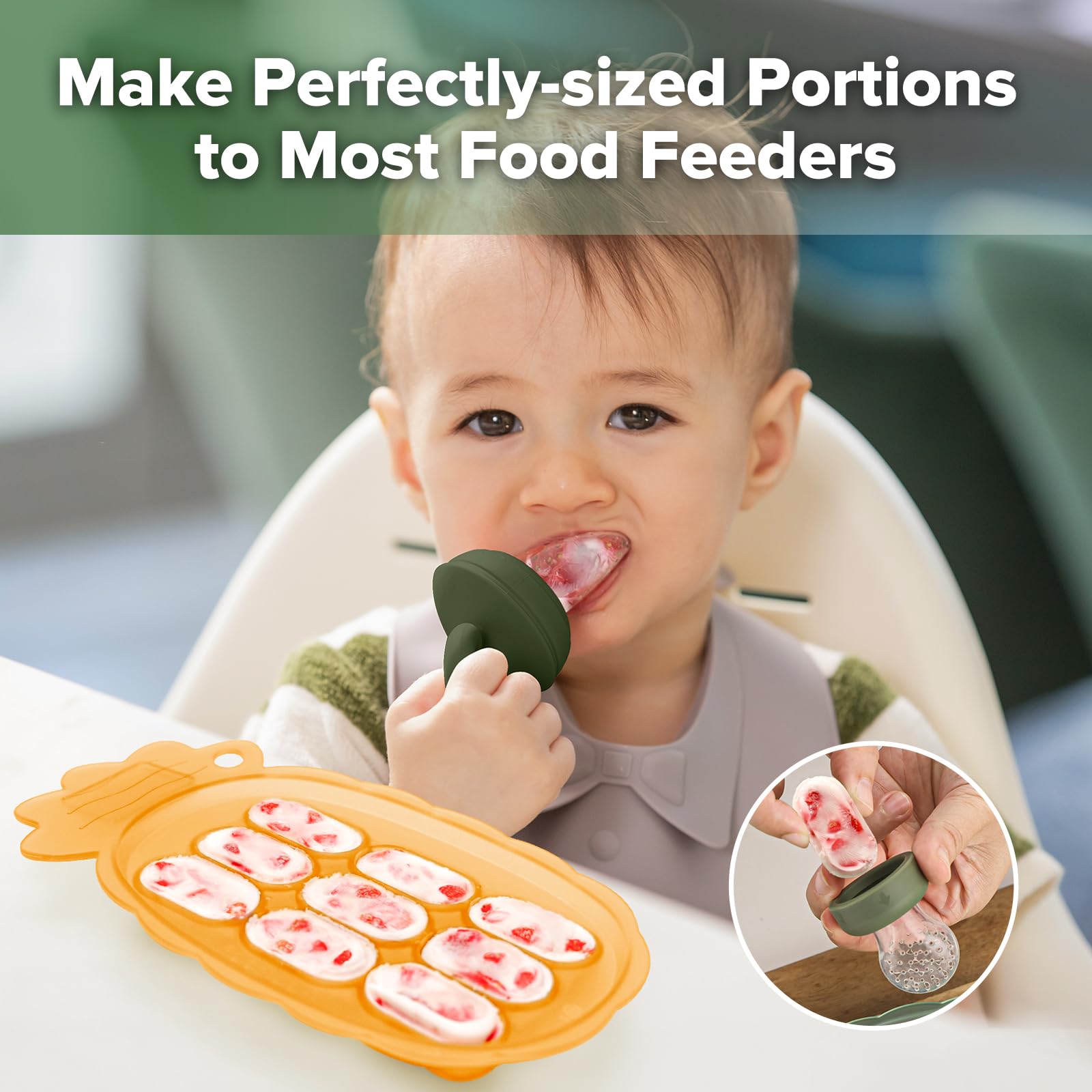 haakaa-silicone-nibble-freezer-tray-breastmilk-popsicle-mold-baby-food-freezer-t image 2