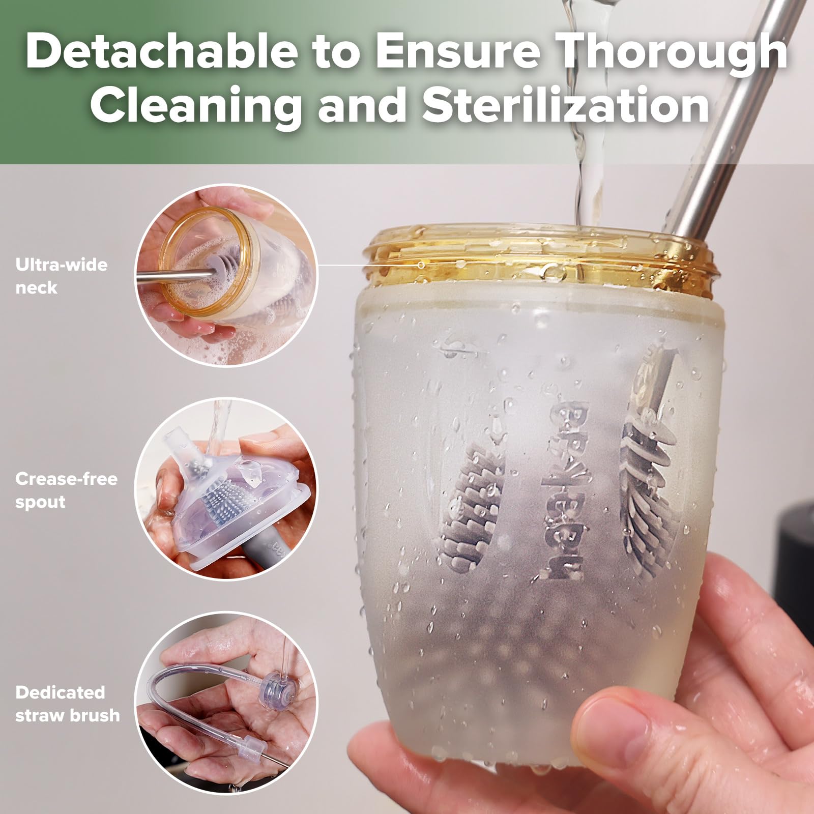 haakaa-weighted-straw-sippy-cup-for-6-months-silicone-baby-straw-cup-with-handle image 7