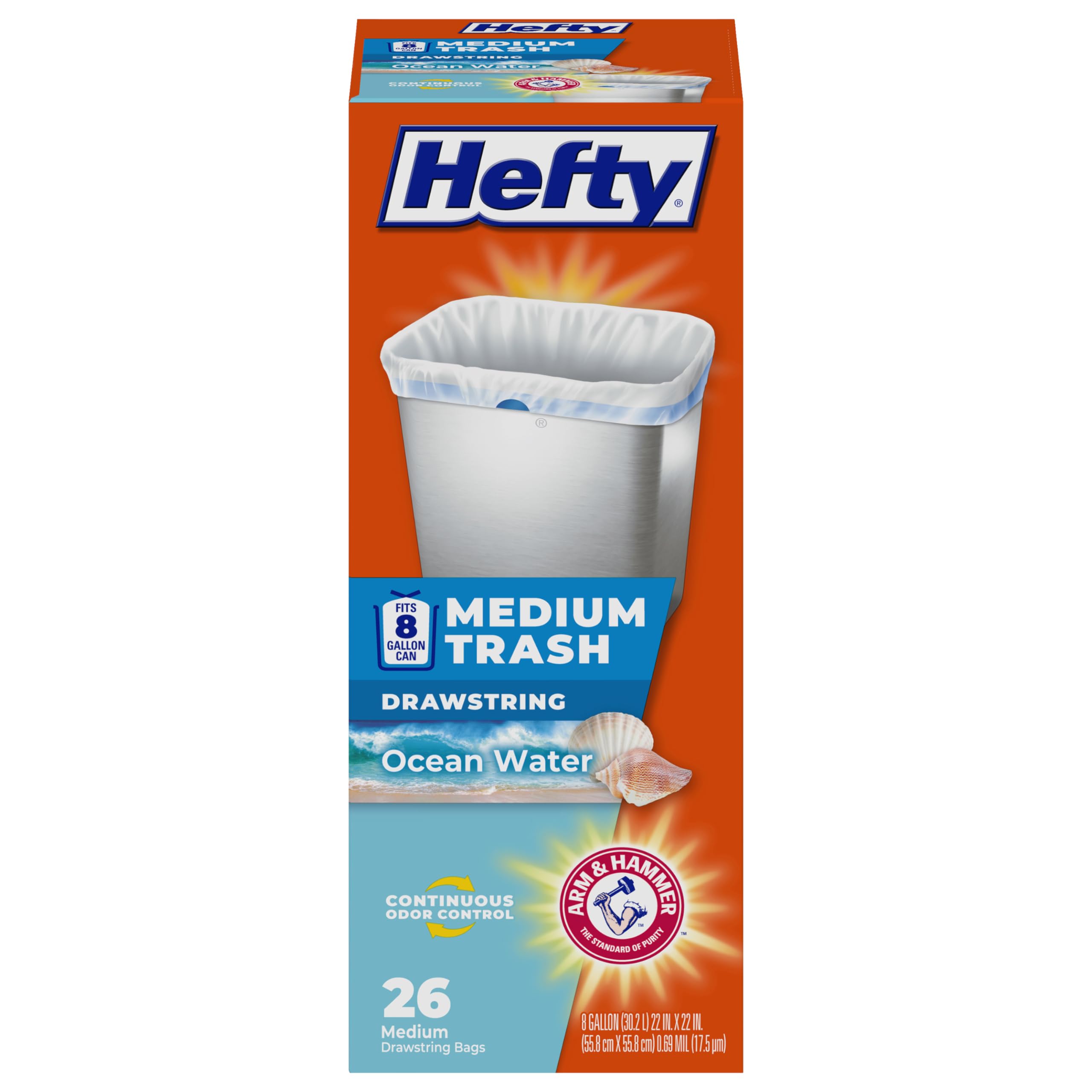 hefty-medium-trash-bags-8-gallon-26-count-fabuloso-watermelon-scented-with-draws image 7