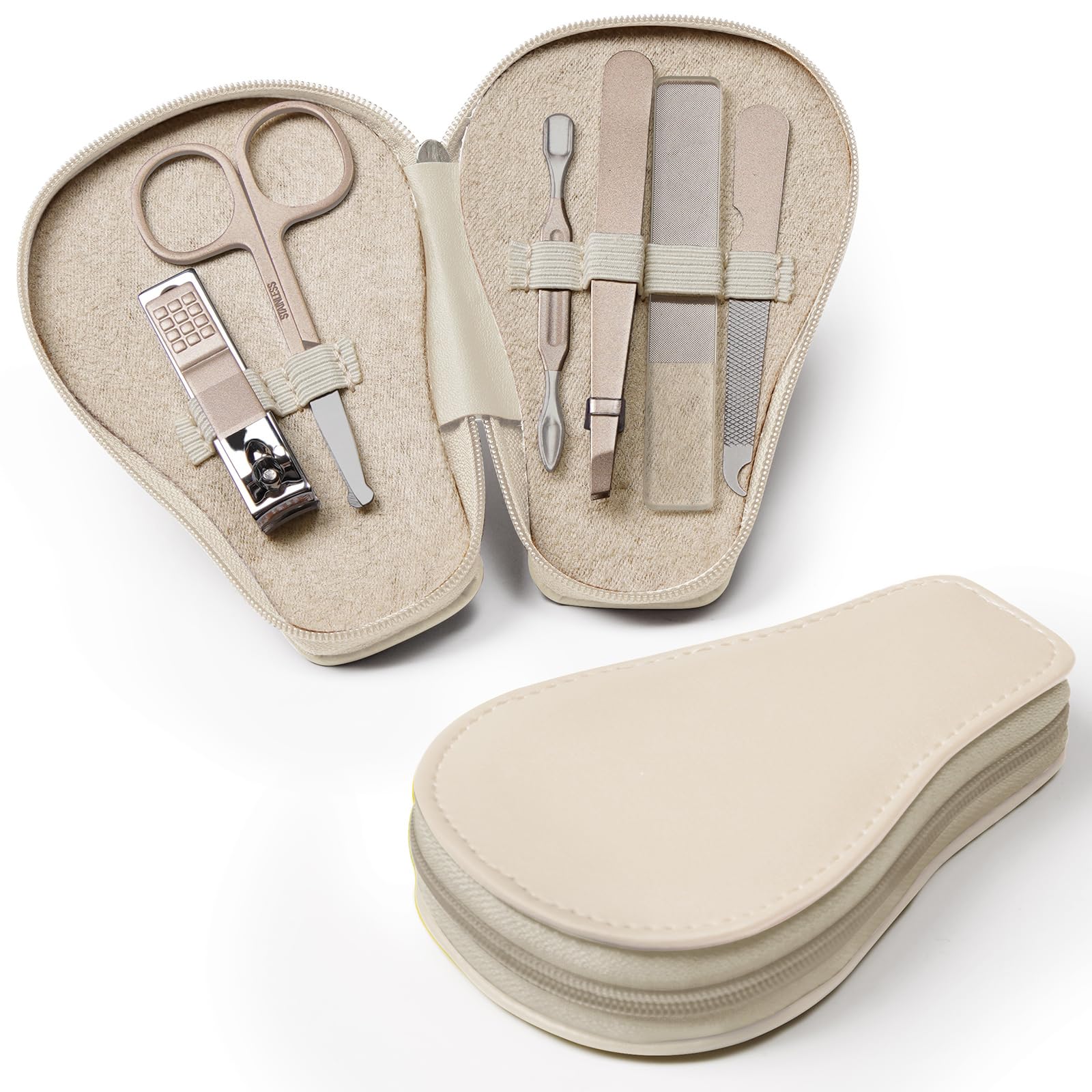 haakaa-6-in-1-baby-nail-care-kit-with-pu-storage-case image 1