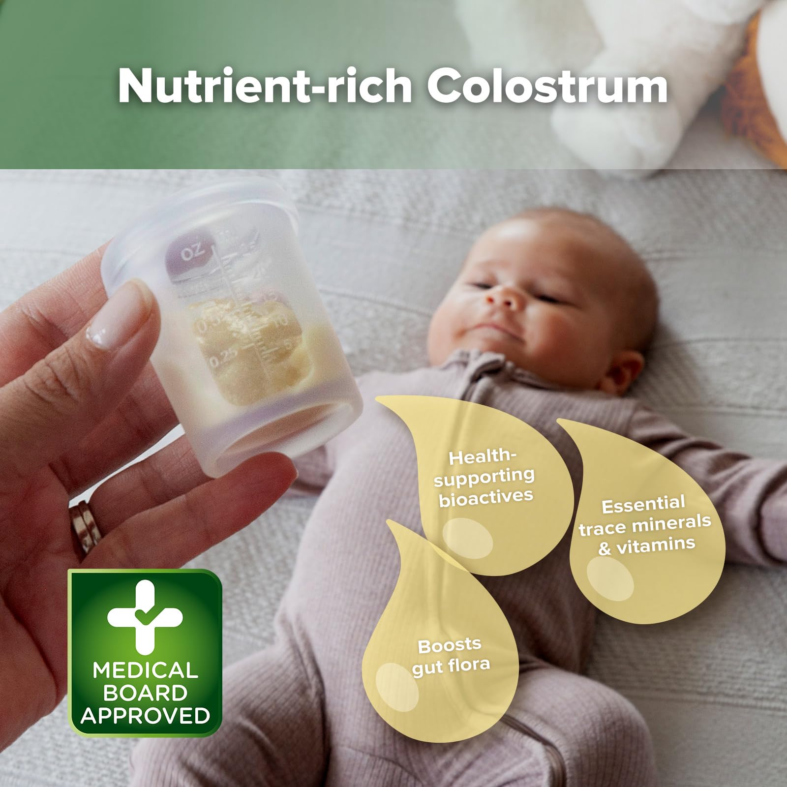 haakaa-silicone-colostrum-collection-cups-3-in-1-pre-sterilised-measuring-feedin image 2