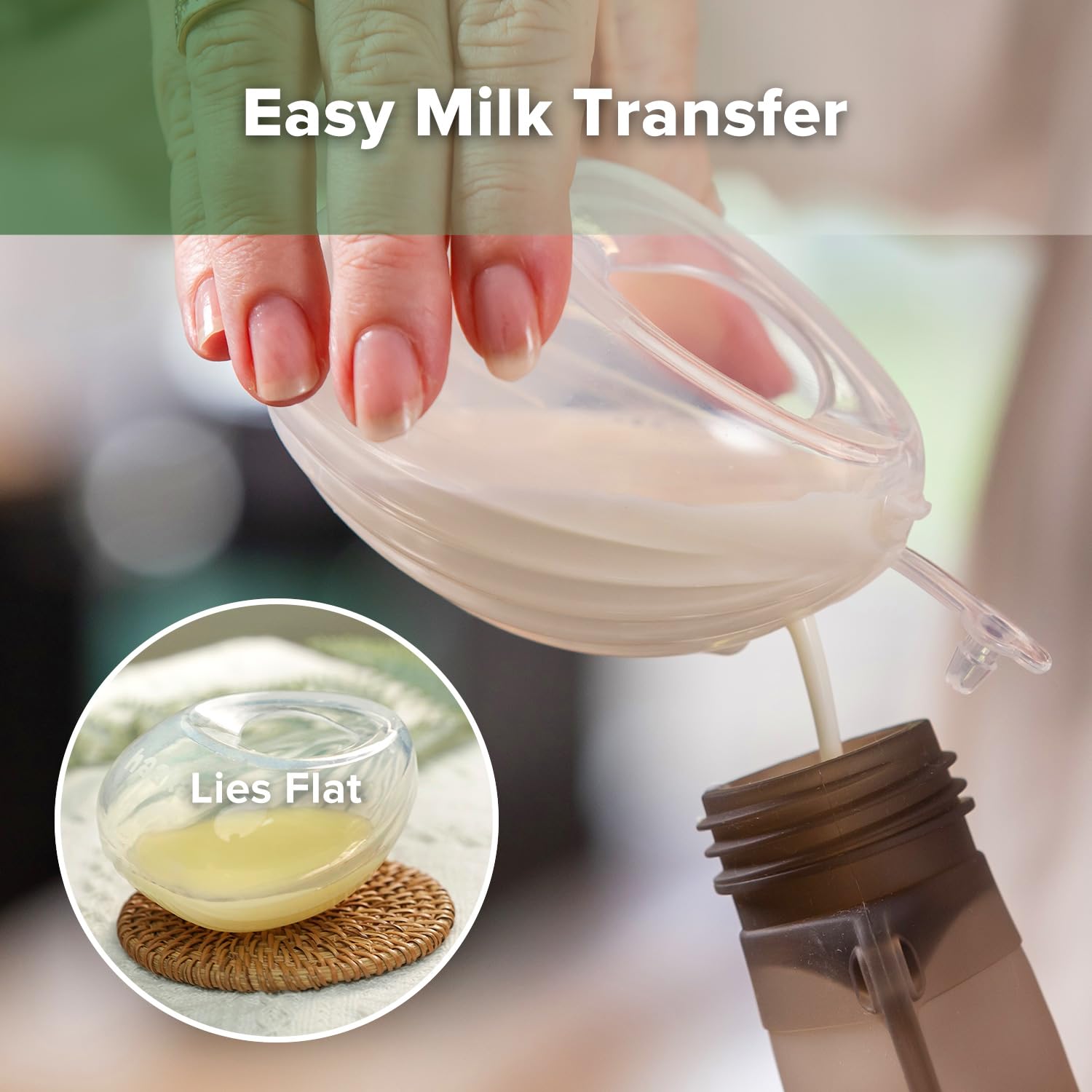 haakaa-shell-wearable-silicone-breast-pump-4oz-120ml-hands-free-passive-milk-col image 6