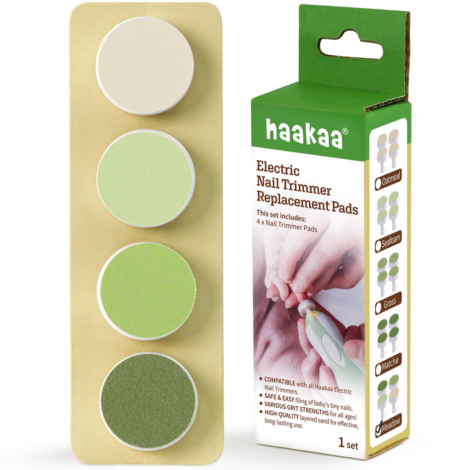haakaa-replacement-pads-for-electric-nail-trimmer-4-pack-compatible-with-standar image 7