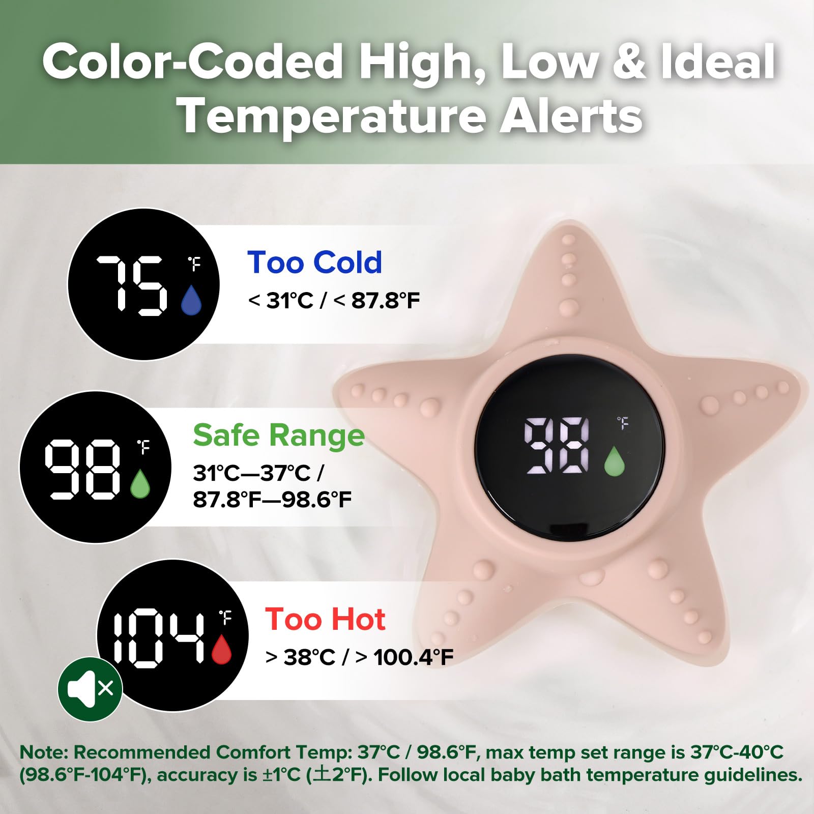 haakaa-silicone-baby-bath-thermometer-starfish-floating-water-and-room-temperatu image 3