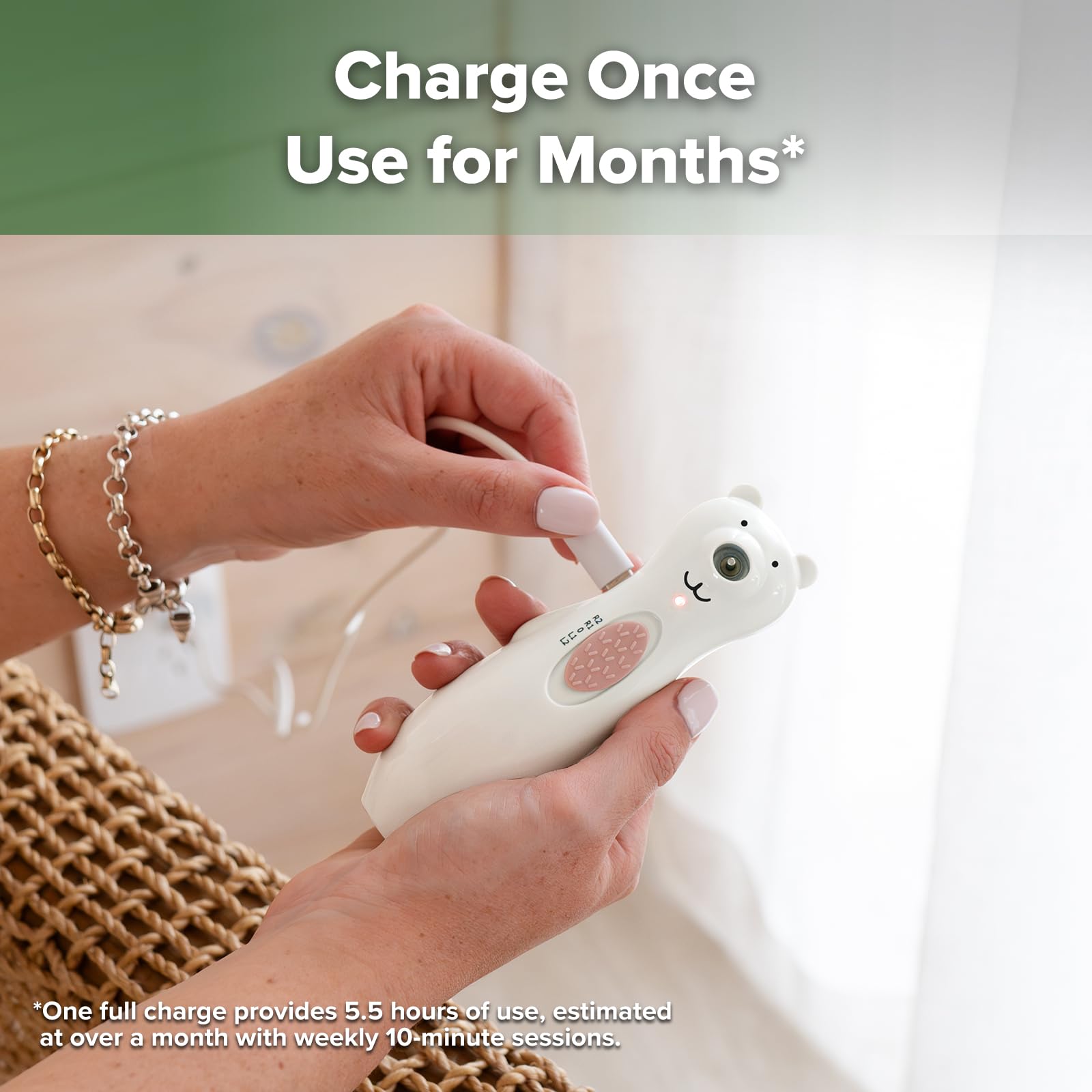haakaa-rechargeable-baby-nail-file-electric-nail-trimmer-with-led-light-for-newb image 5