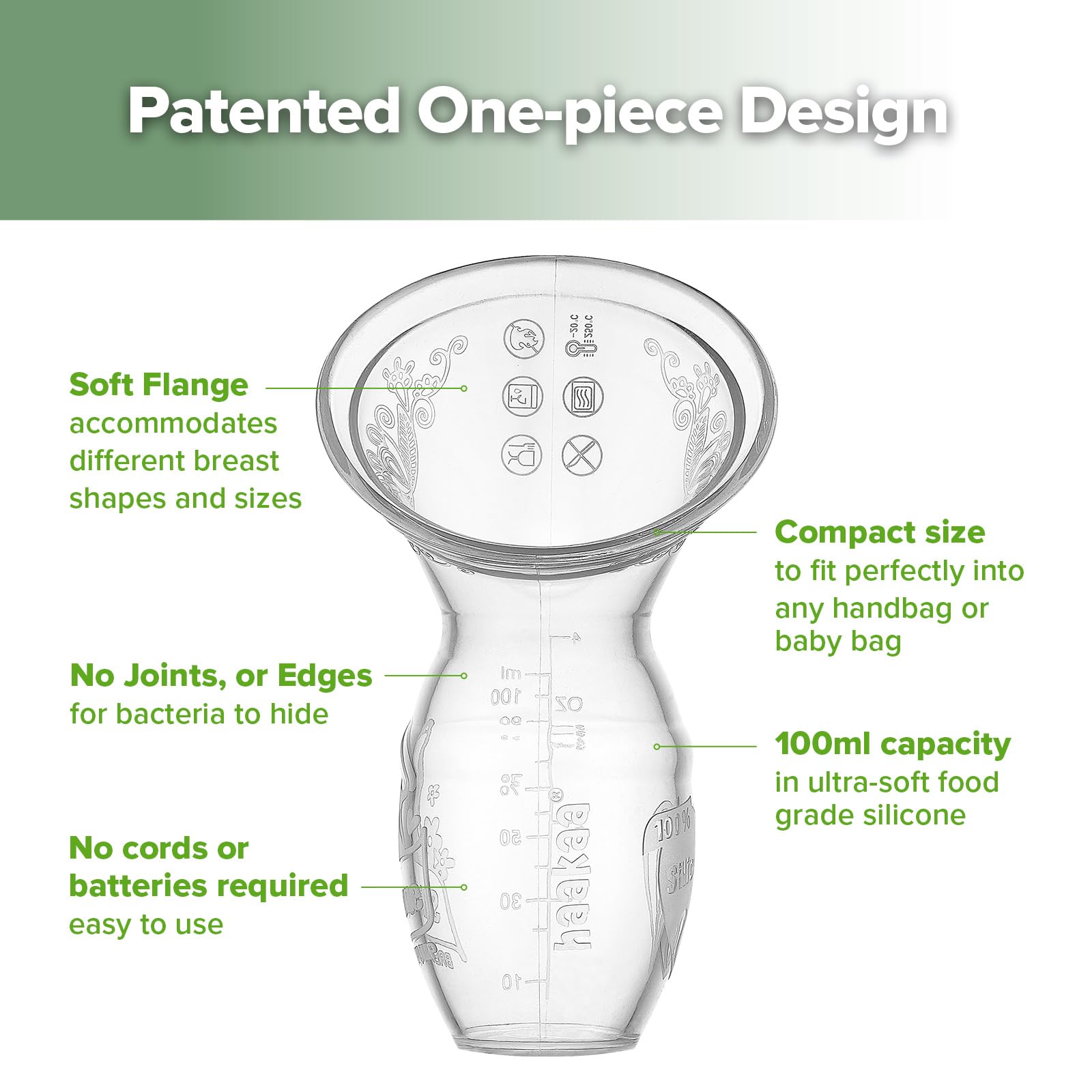 haakaa-manual-breast-pump-and-shell-milk-collector-combo-food-grade-silicone-4oz image 4