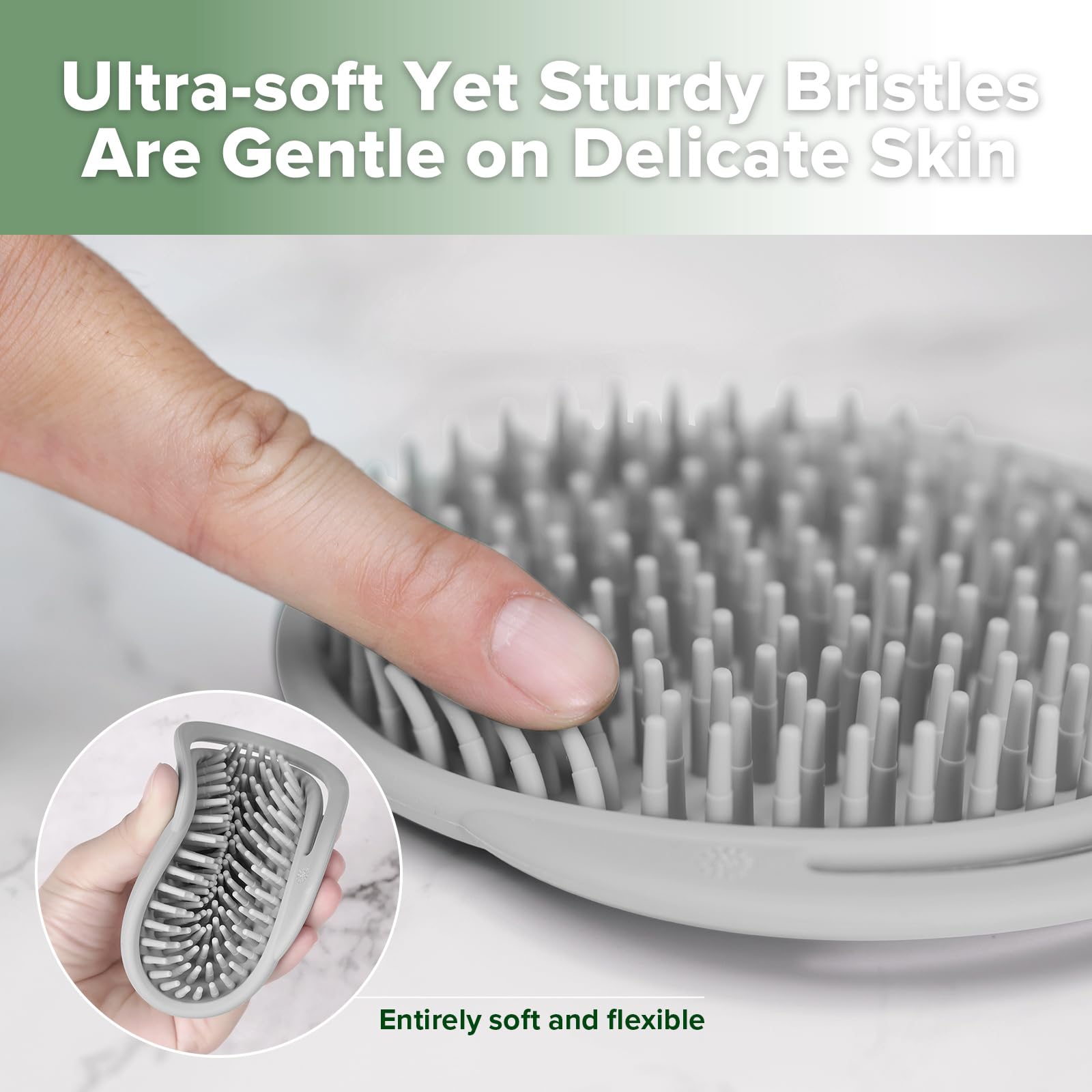 haakaa-baby-cradle-cap-brush-soft-silicone-scalp-massager-for-newborns-and-toddl image 5