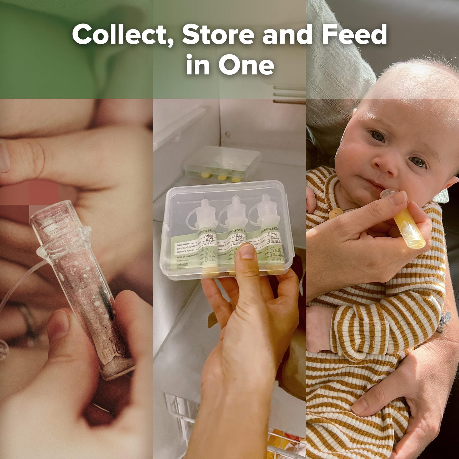 haakaa-colostrum-collector-set-4ml-silicone-breast-milk-collector-6-pieces-with- image 4