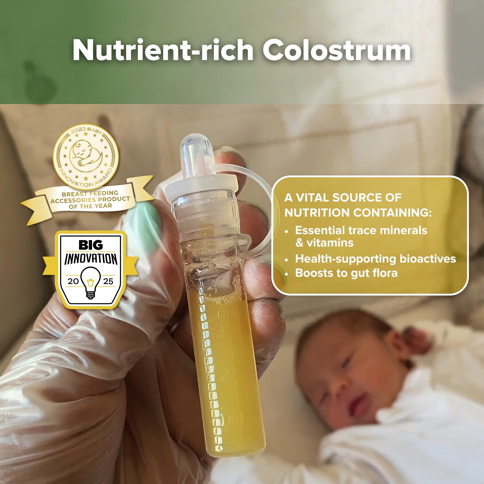 haakaa-colostrum-collector-set-4ml-silicone-breast-milk-collector-6-pieces-with- image 3