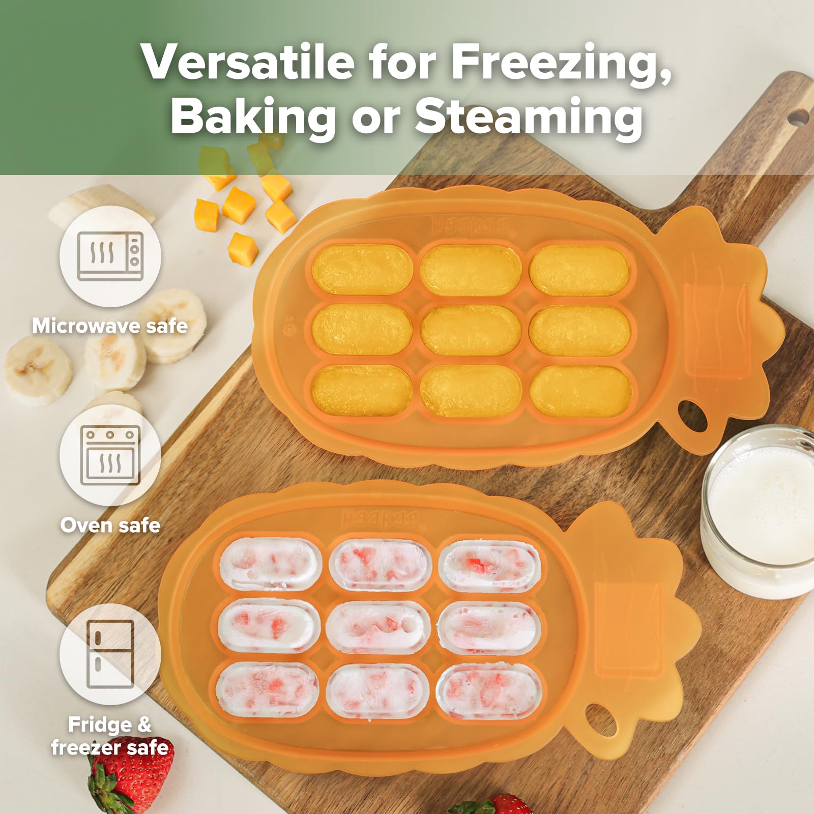 haakaa-silicone-nibble-freezer-tray-breastmilk-popsicle-mold-baby-food-freezer-t image 3