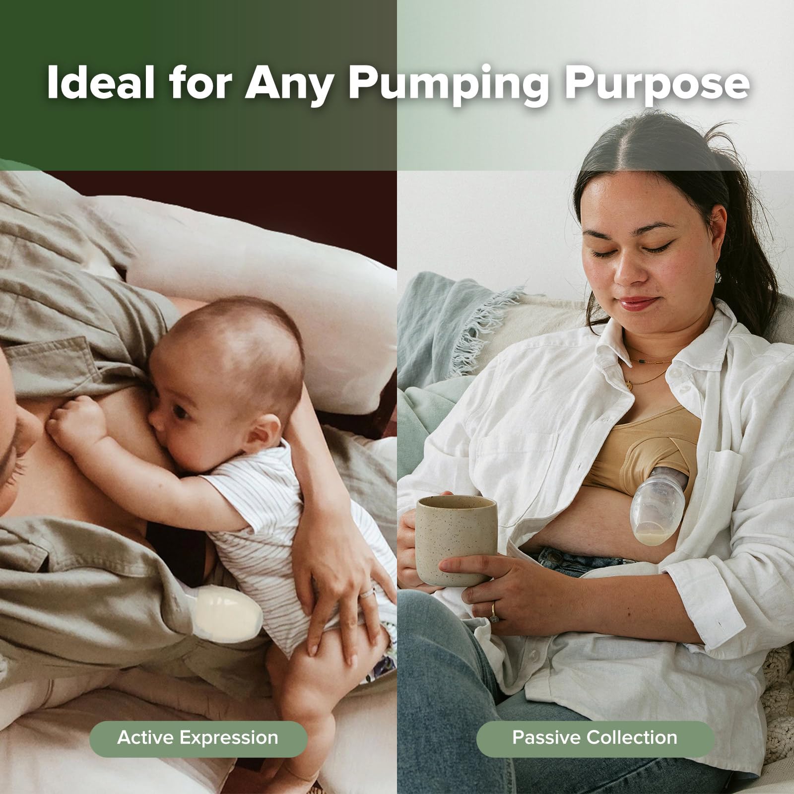 haakaa-manual-breast-pump-with-food-grade-silicone-cap-4oz-100ml-gen-1-grey image 2