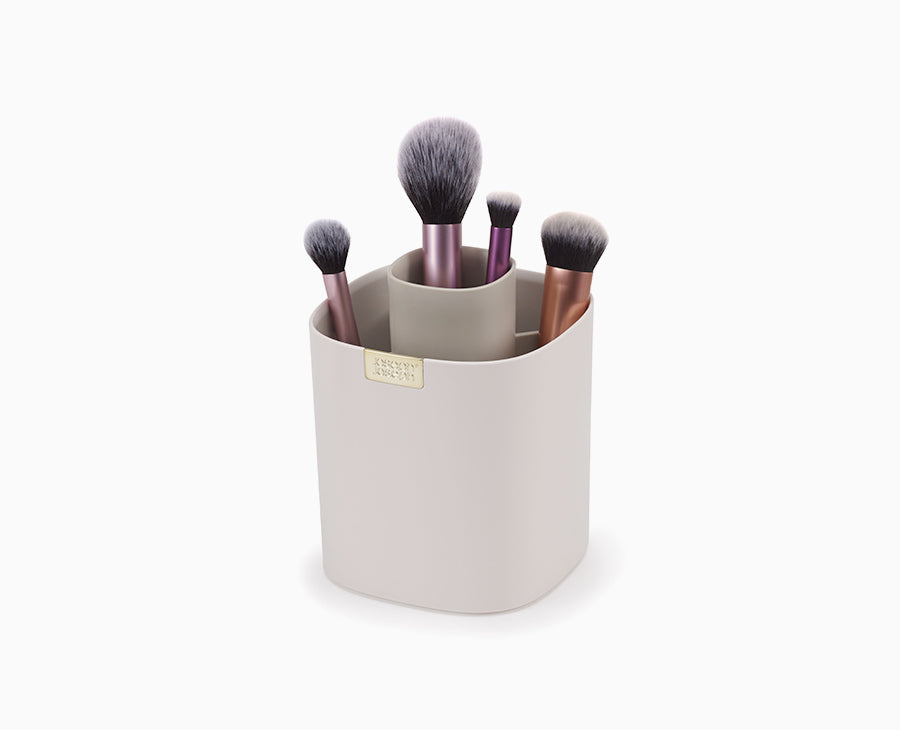 joseph-joseph-viva-makeup-brush-pot-tiered-storage-with-dividers image 1