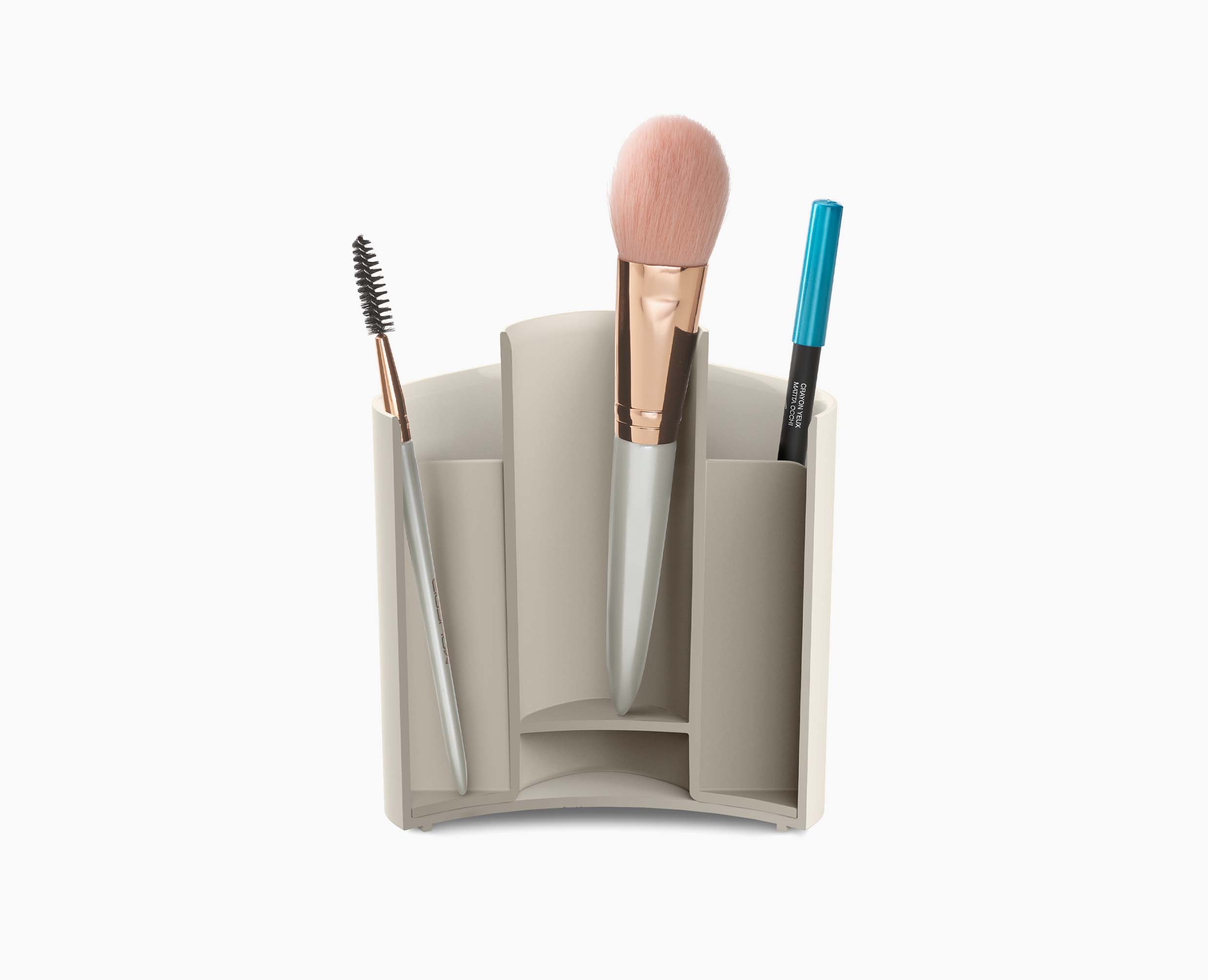 joseph-joseph-viva-makeup-brush-pot-tiered-storage-with-dividers image 7