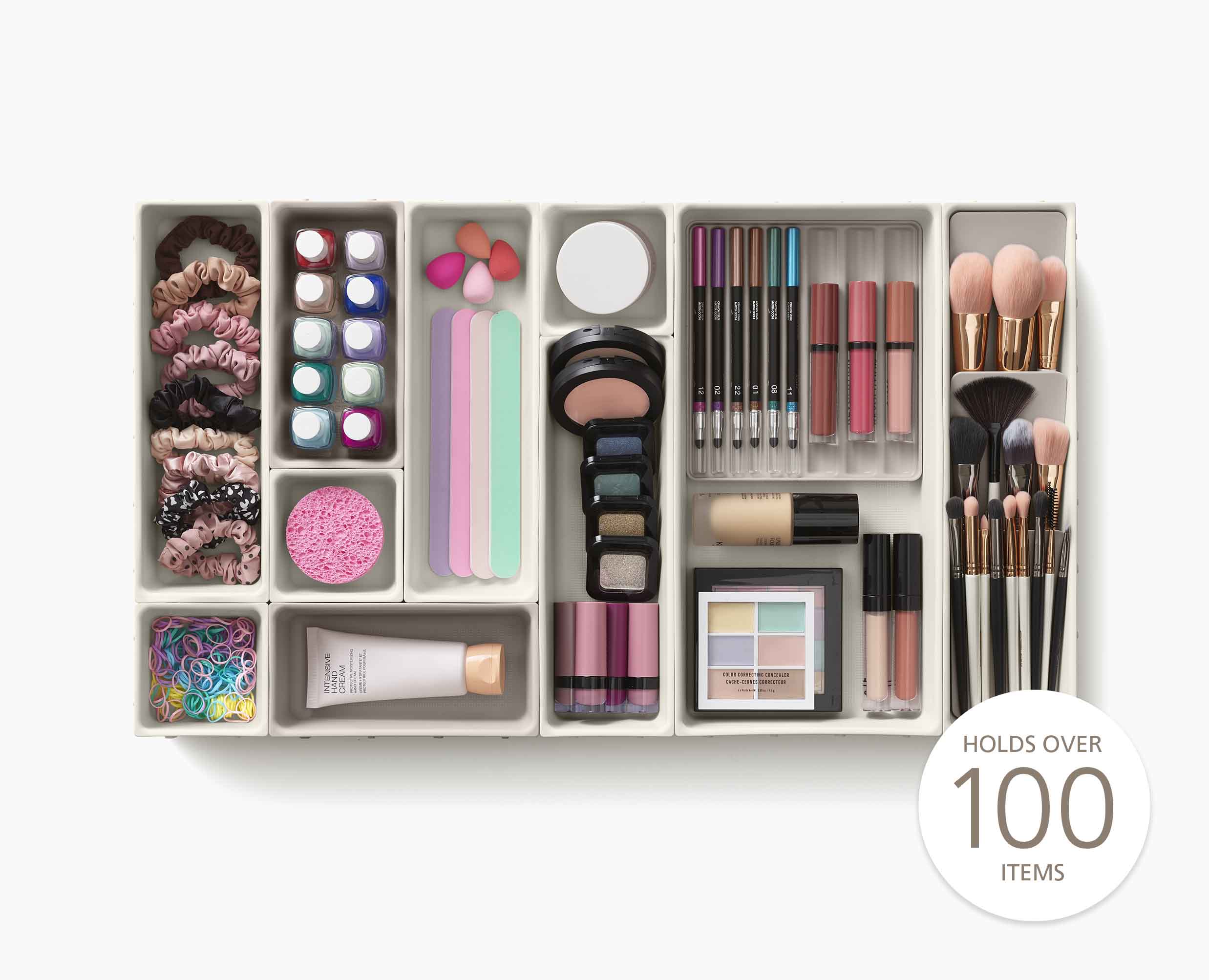 joseph-joseph-viva-12-piece-makeup-drawer-organiser-set image 4