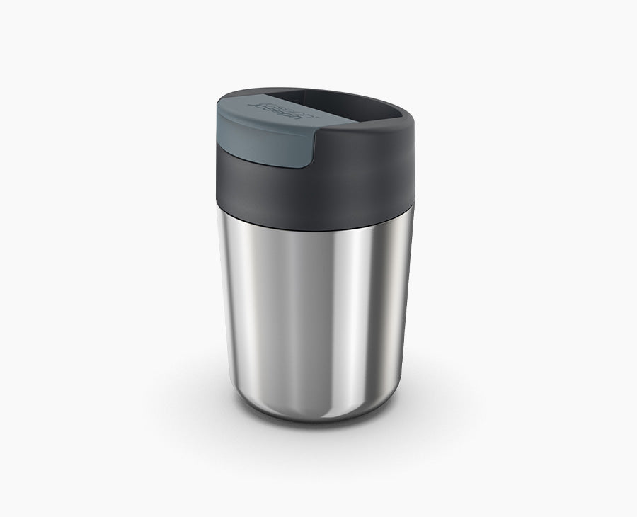 joseph-joseph-sipp-stainless-steel-travel-mug-with-hygienic-lid-340ml image 1