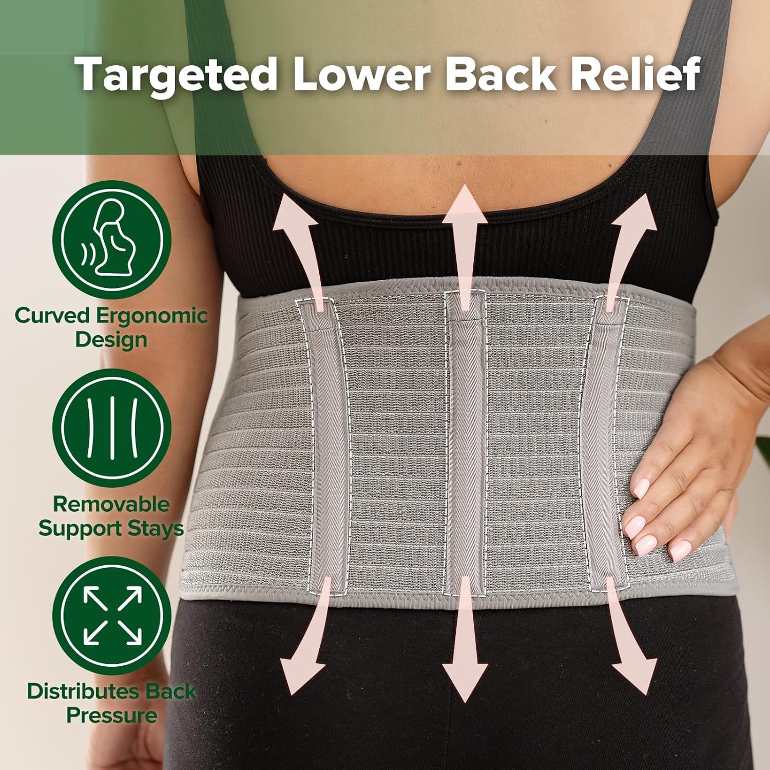 haakaa-maternity-support-belt-for-back-pain-pregnancy-belly-band-adjustable-one- image 3