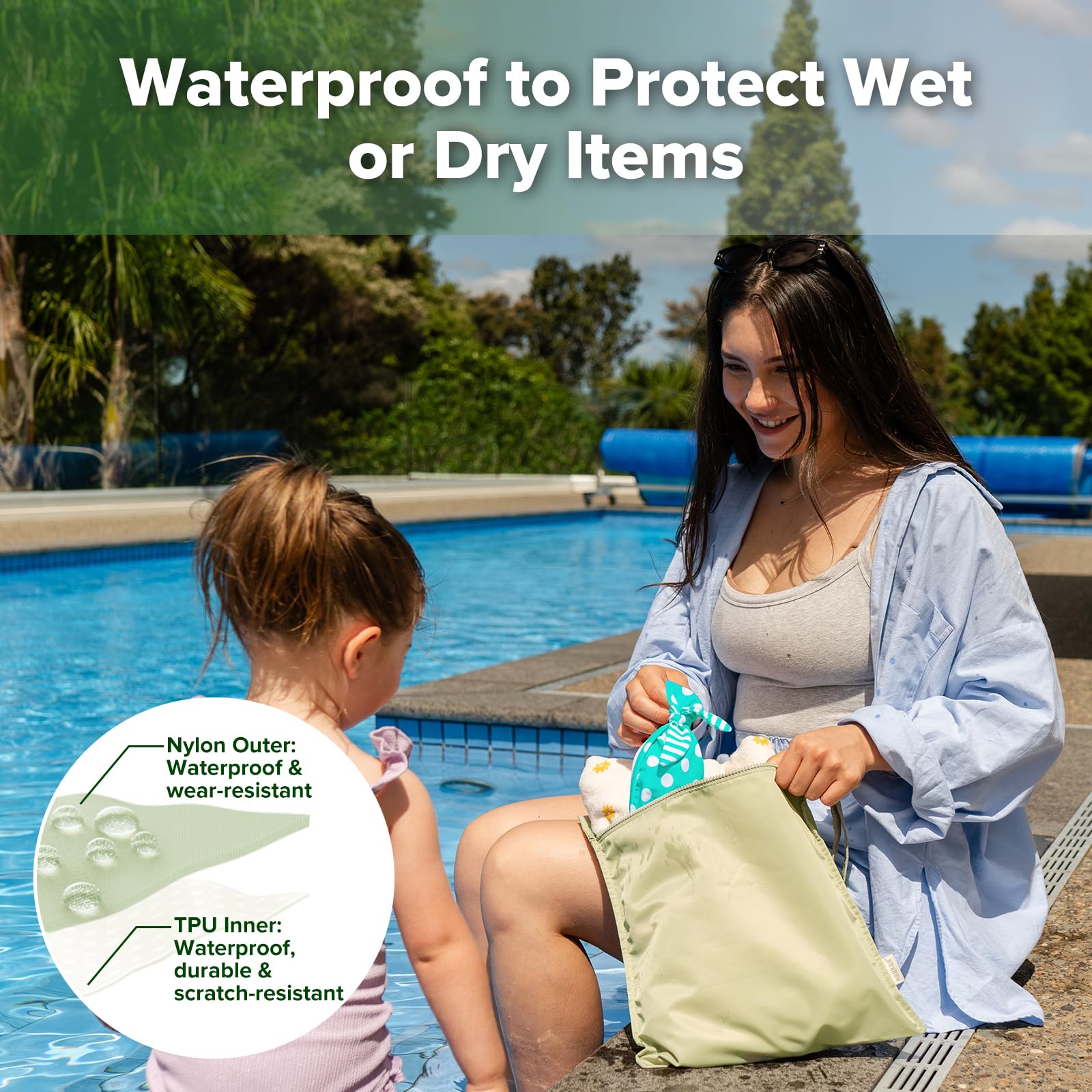 haakaa-waterproof-wet-bags-for-baby-set-of-2-large-small-grass image 2