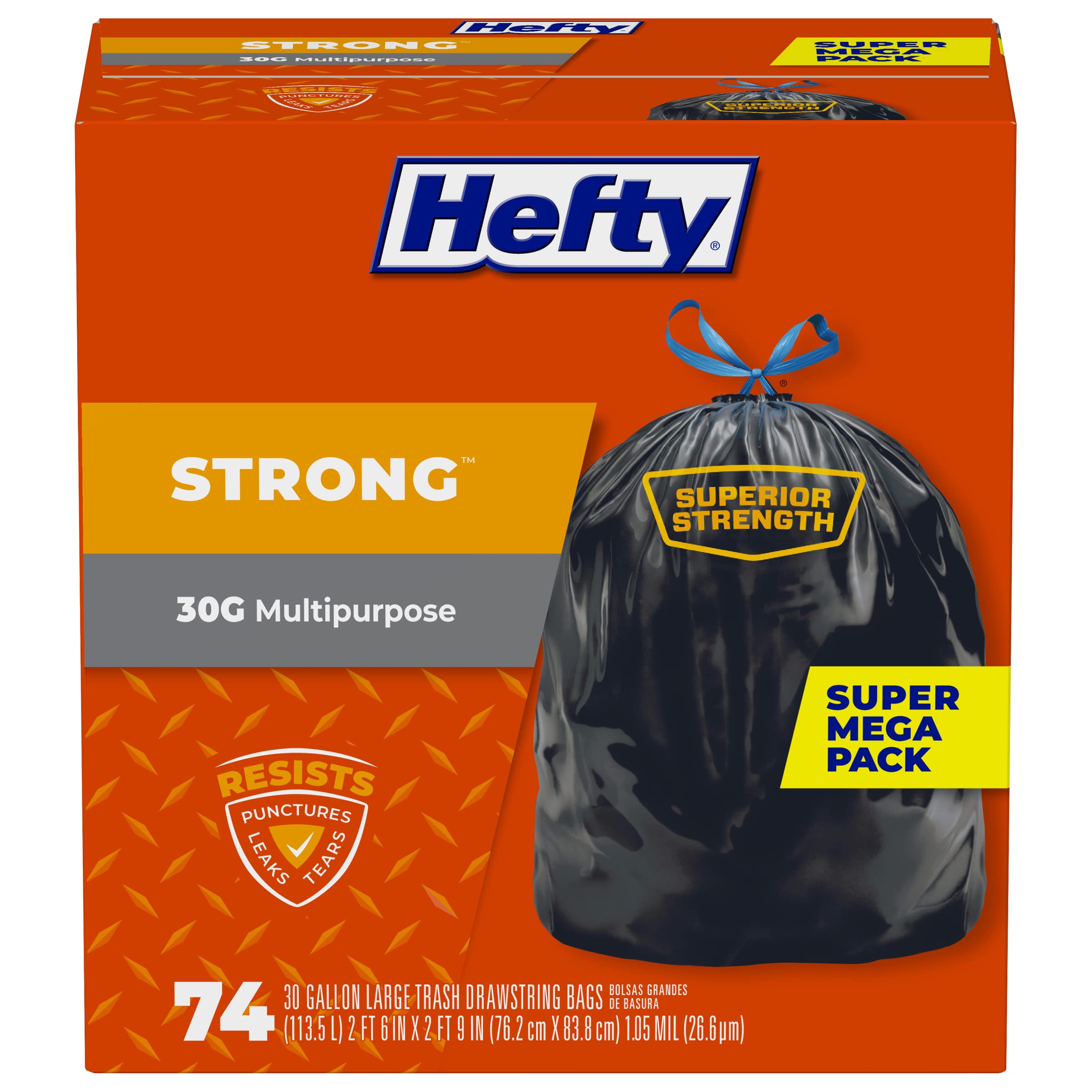 hefty-strong-large-trash-bags-black-30-gallon-74-count image 1