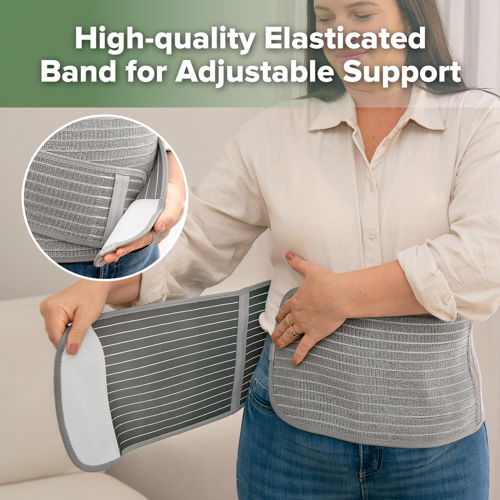 haakaa-postpartum-belly-band-abdominal-binder-with-adjustable-support-for-natura image 6