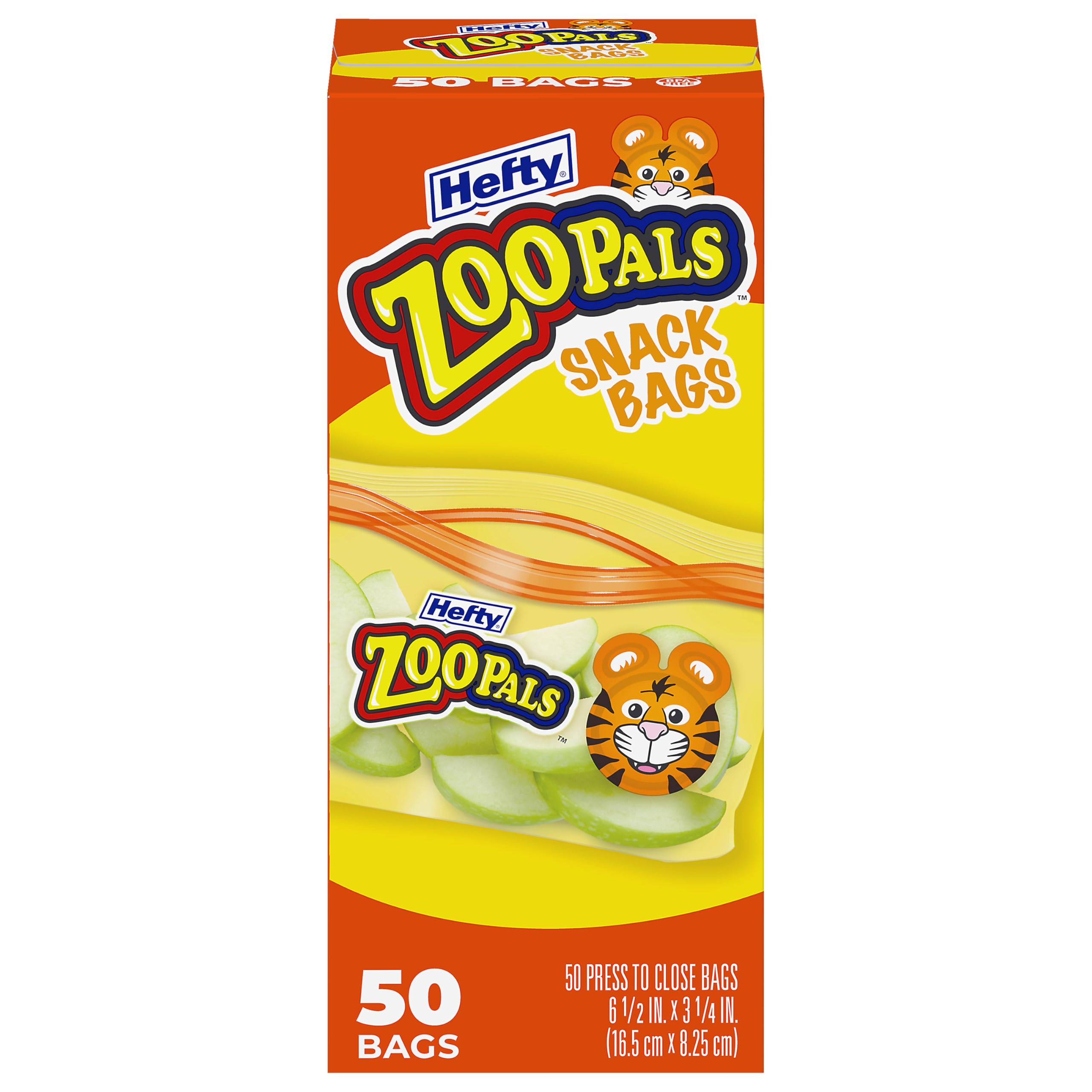 hefty-zoo-pals-press-to-close-snack-bags-50-count image 1