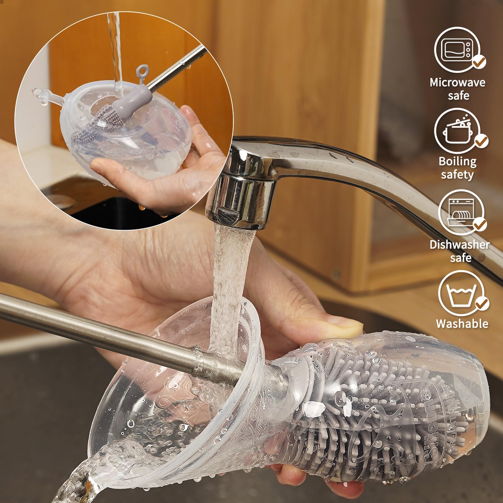 haakaa-manual-breast-pump-combo-4oz-100ml-classic-pump-2-5oz-75ml-shell-milk-col image 8