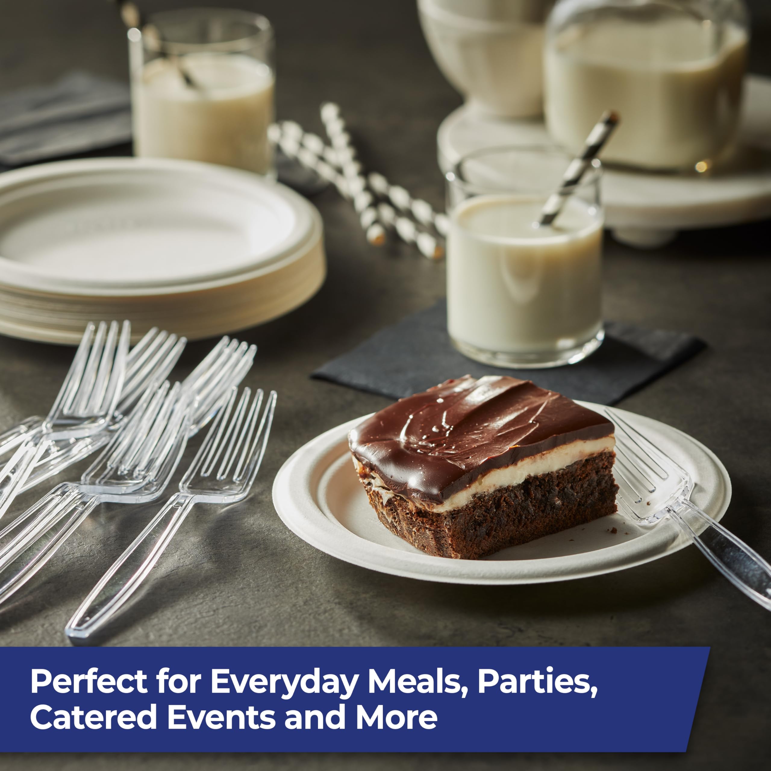 hefty-heavy-duty-plastic-forks-300-count-bulk-clear-disposable-forks image 4